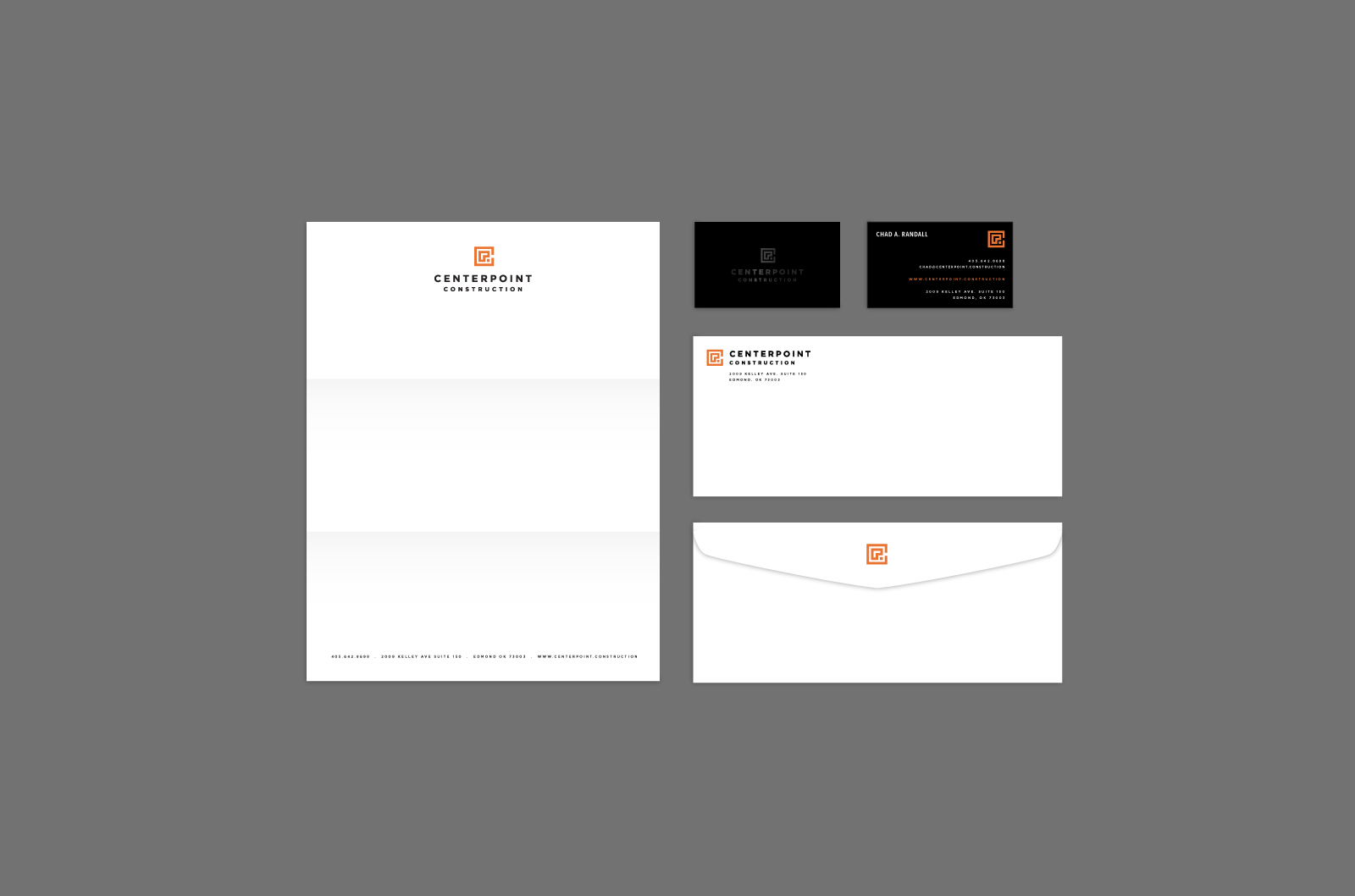  Letterhead, business card, and #10 envelope design. 