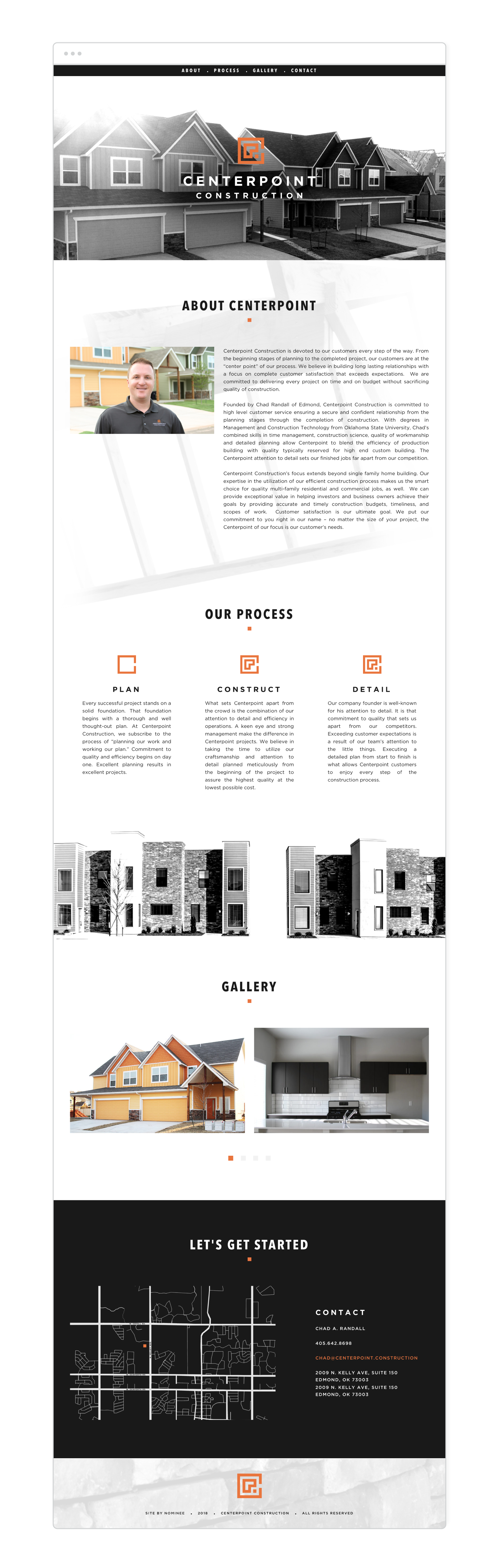  Website design. 