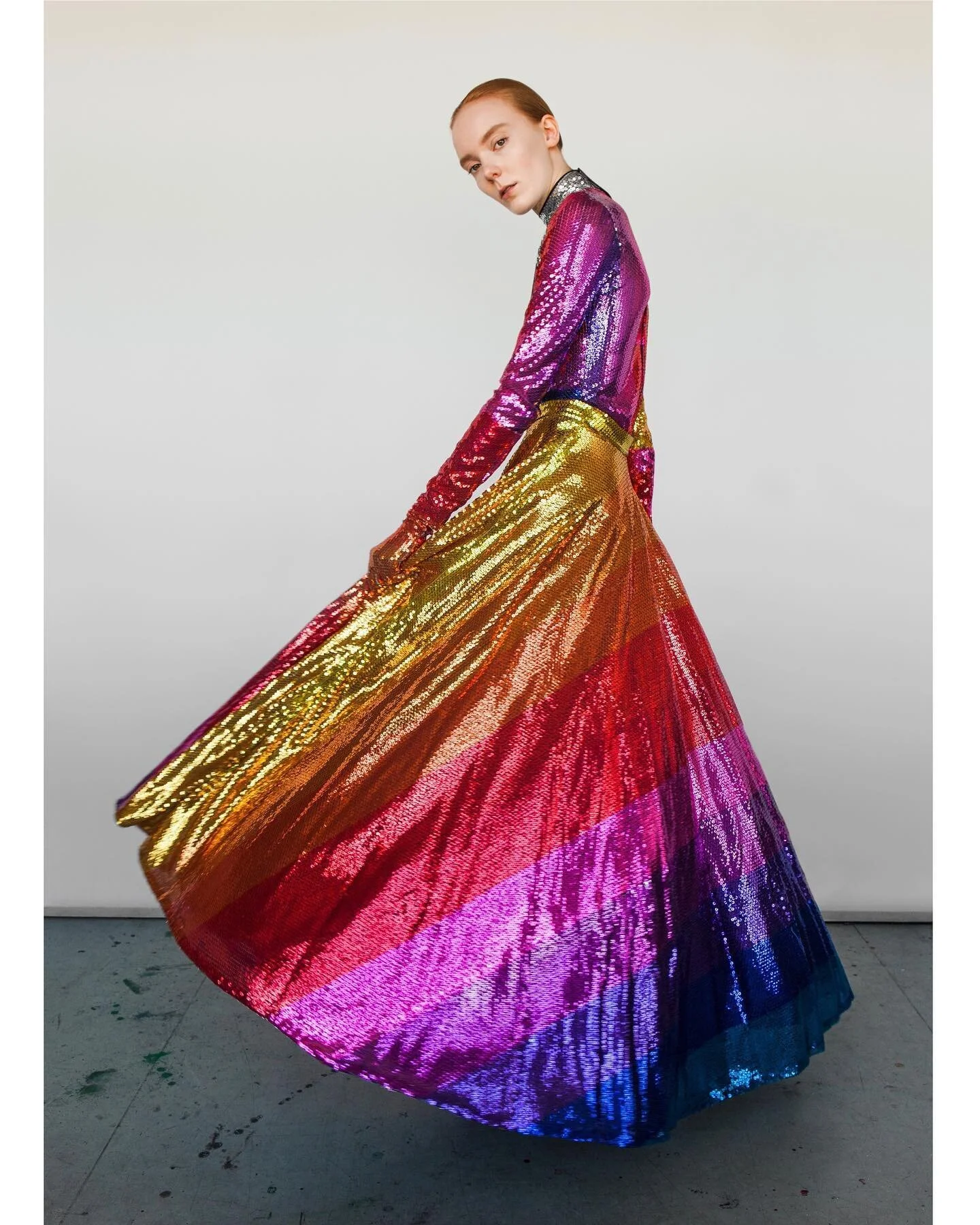 20//17 tb where it all started 💫
&ldquo;Racing stripes&rdquo; was inspired by the 1960s and more specifically, the uniform worn by racing car drivers, the entire collection came bedecked in sequins from head-to-toe. 
I grew up surrounded by these ca