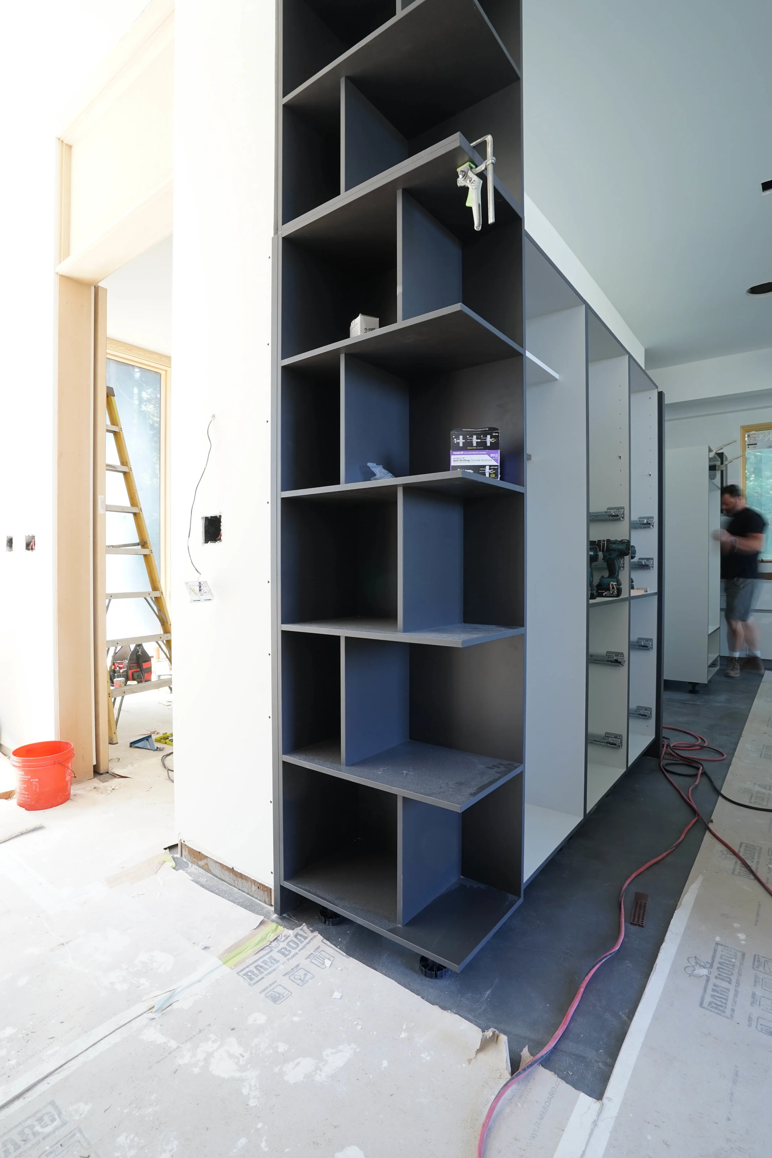 Custom display shelving