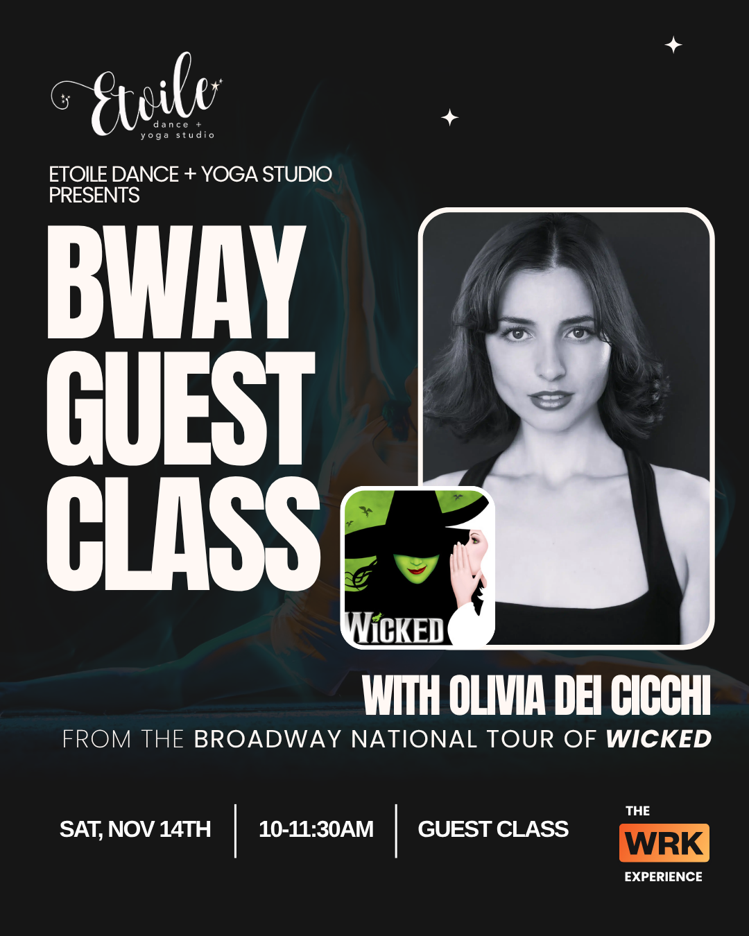 ✨ Broadway Guest Class with Olivia Del Cicchi of Wicked! ✨