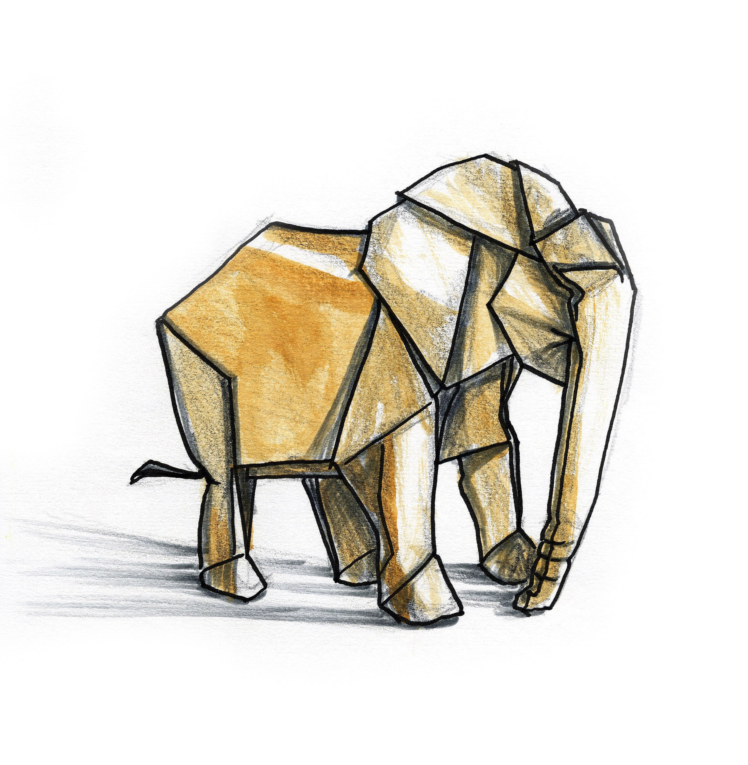Origami Elephant