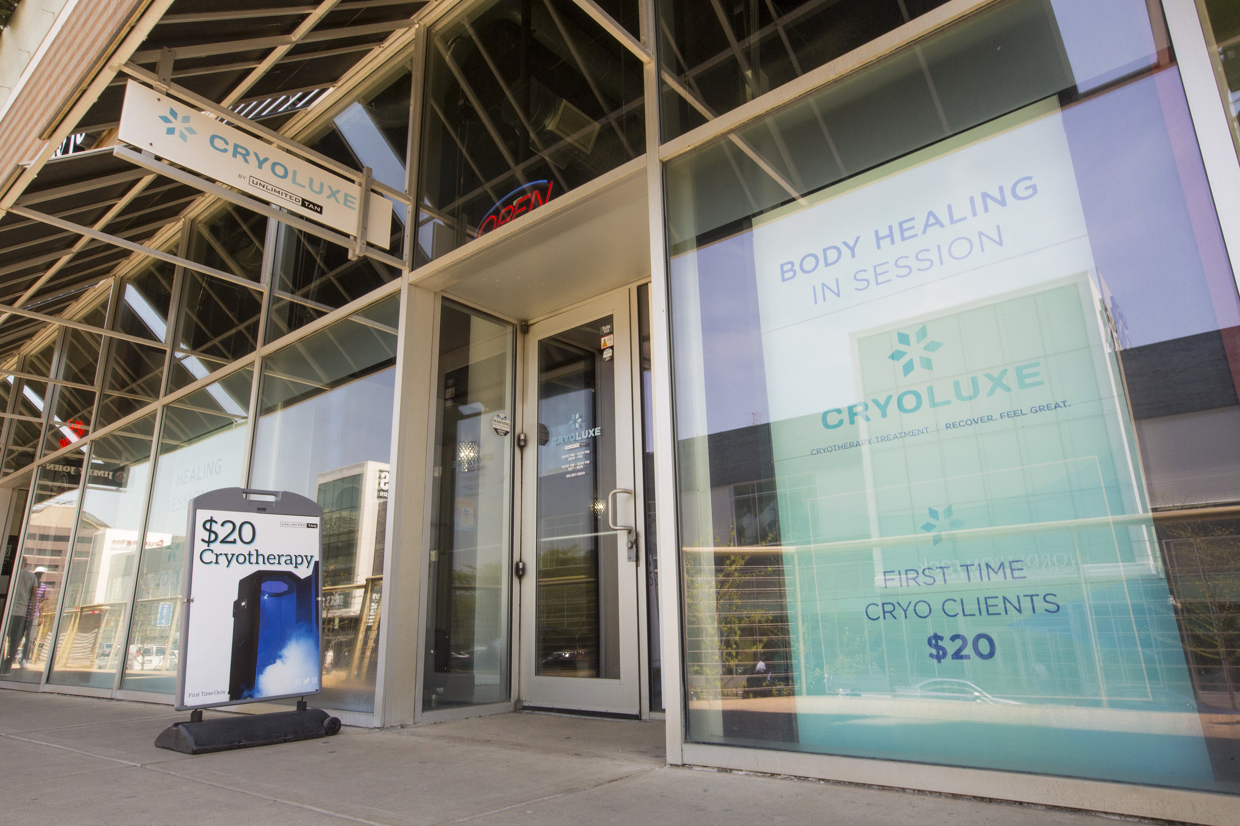 Cryoluxe cryotherapy in Chicago