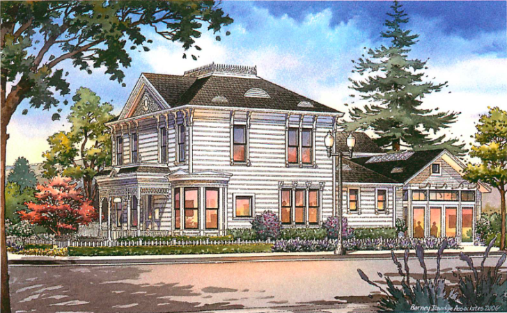 The Den is a Historic Landmark Building built in 1894.