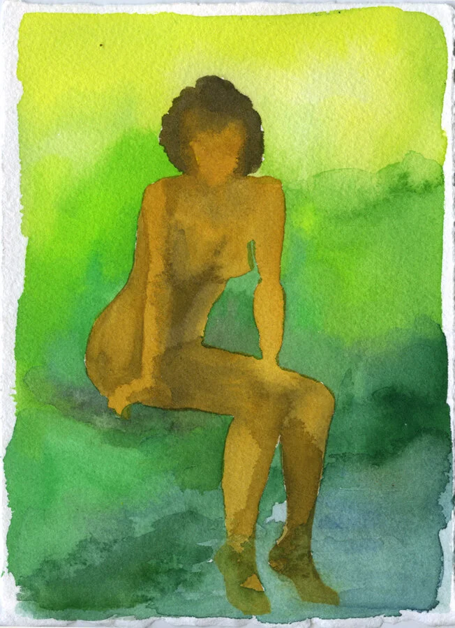 Adrienne Elise Tarver, Mirage 9, 2017, Ink and watercolour on paper. © The artist.