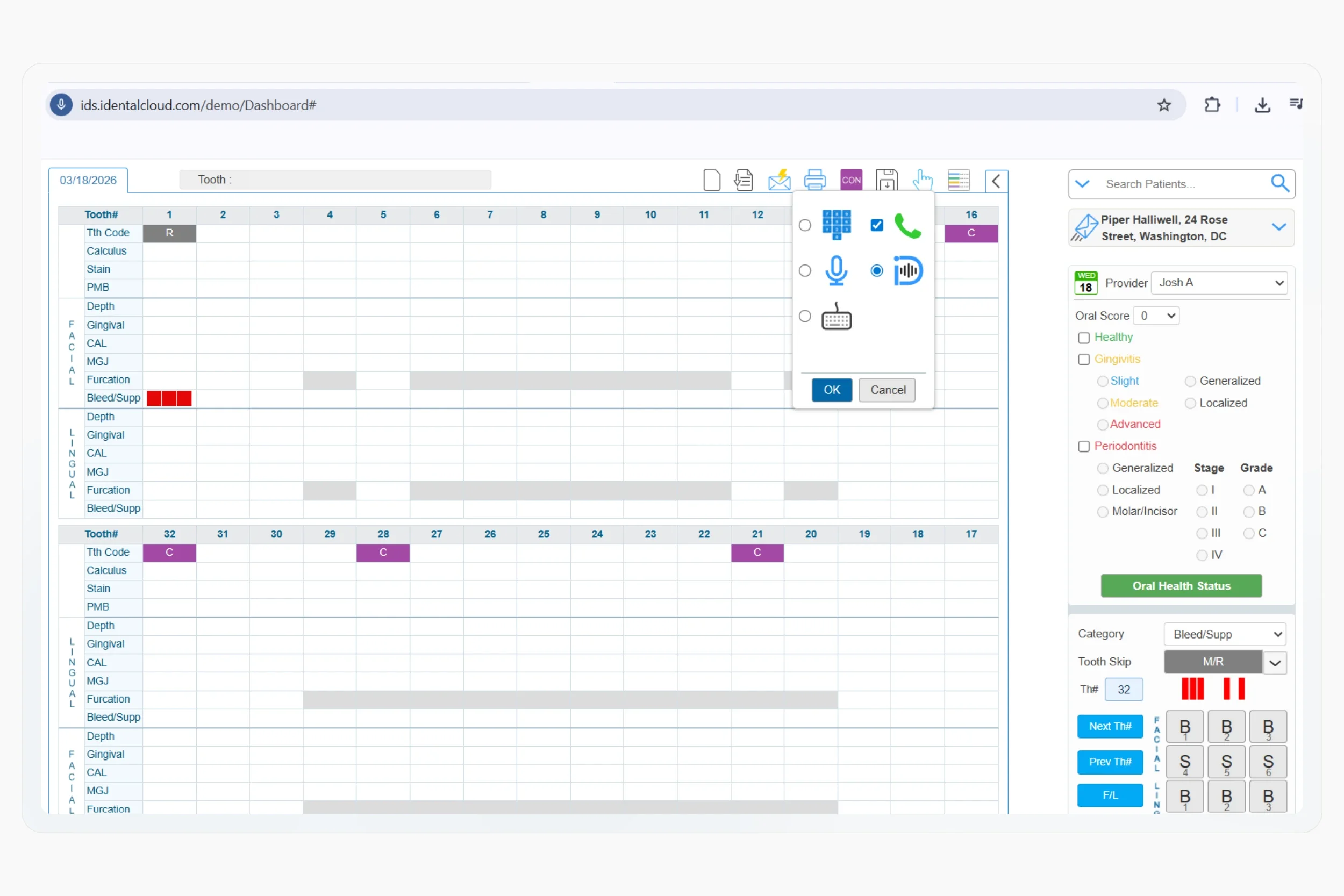 ai perio voice charting