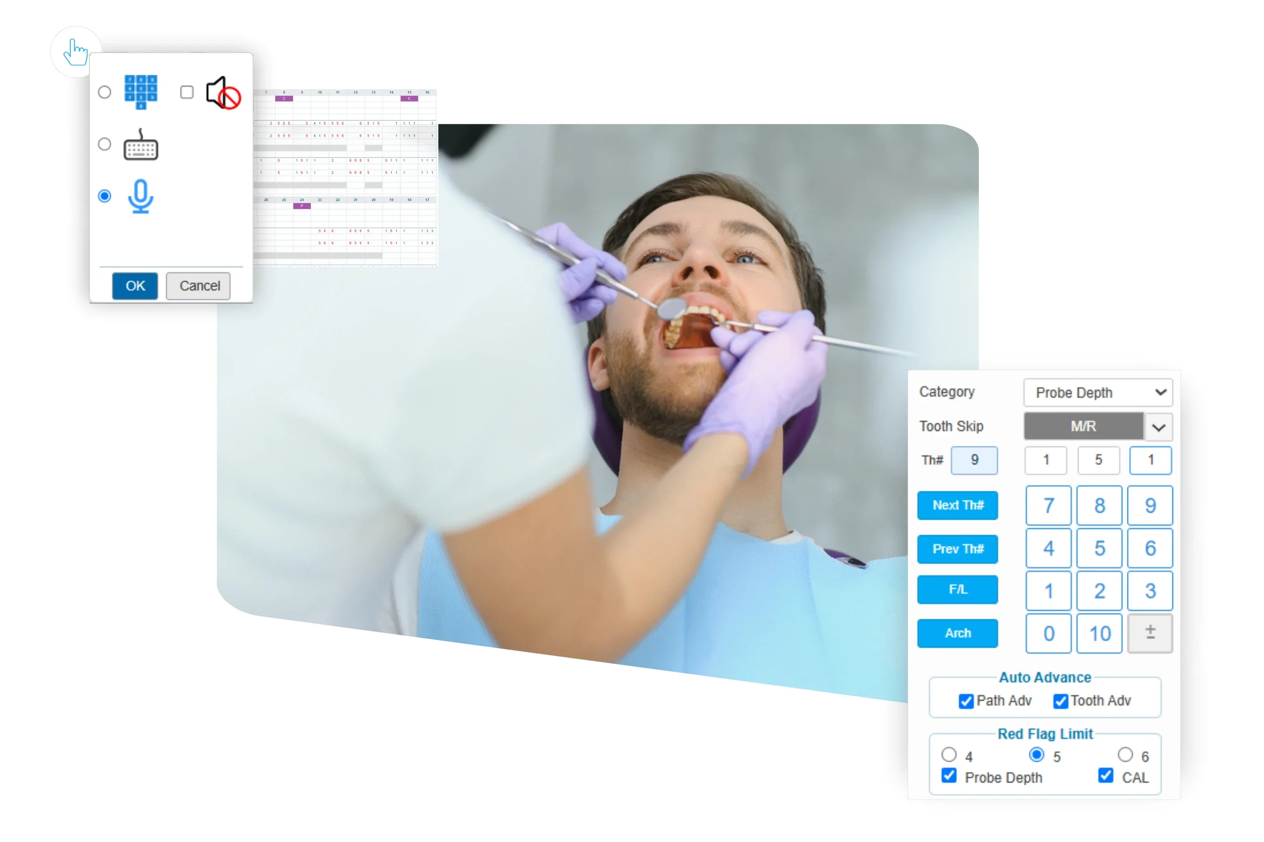 hands free perio charting