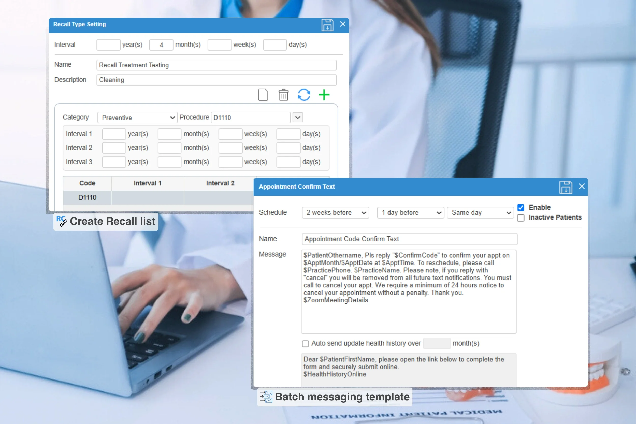 patient communication software dental