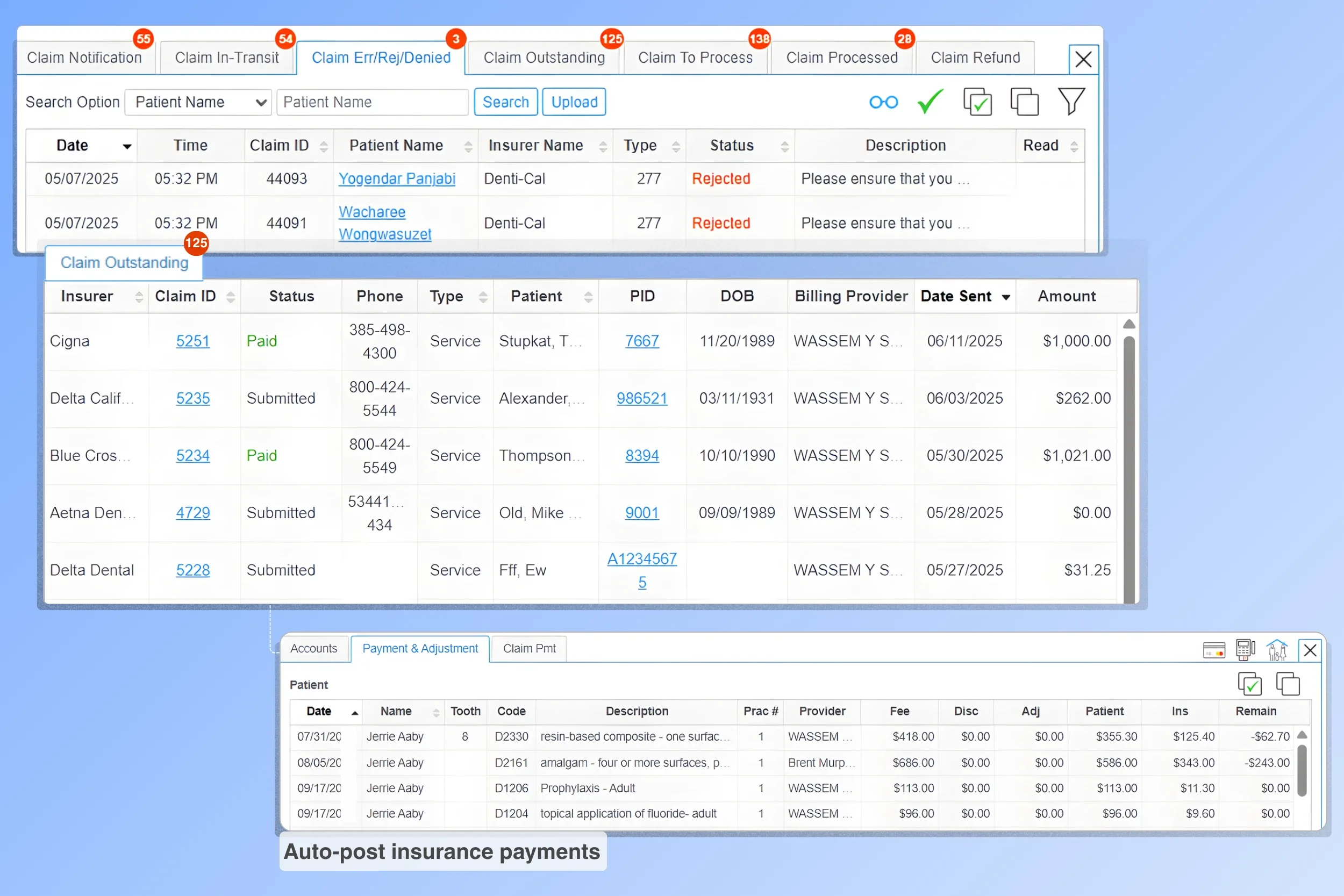 dental insurance claims software
