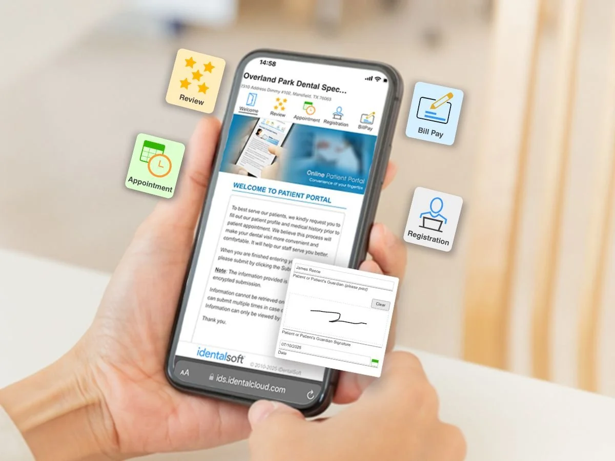 dentist patient portal