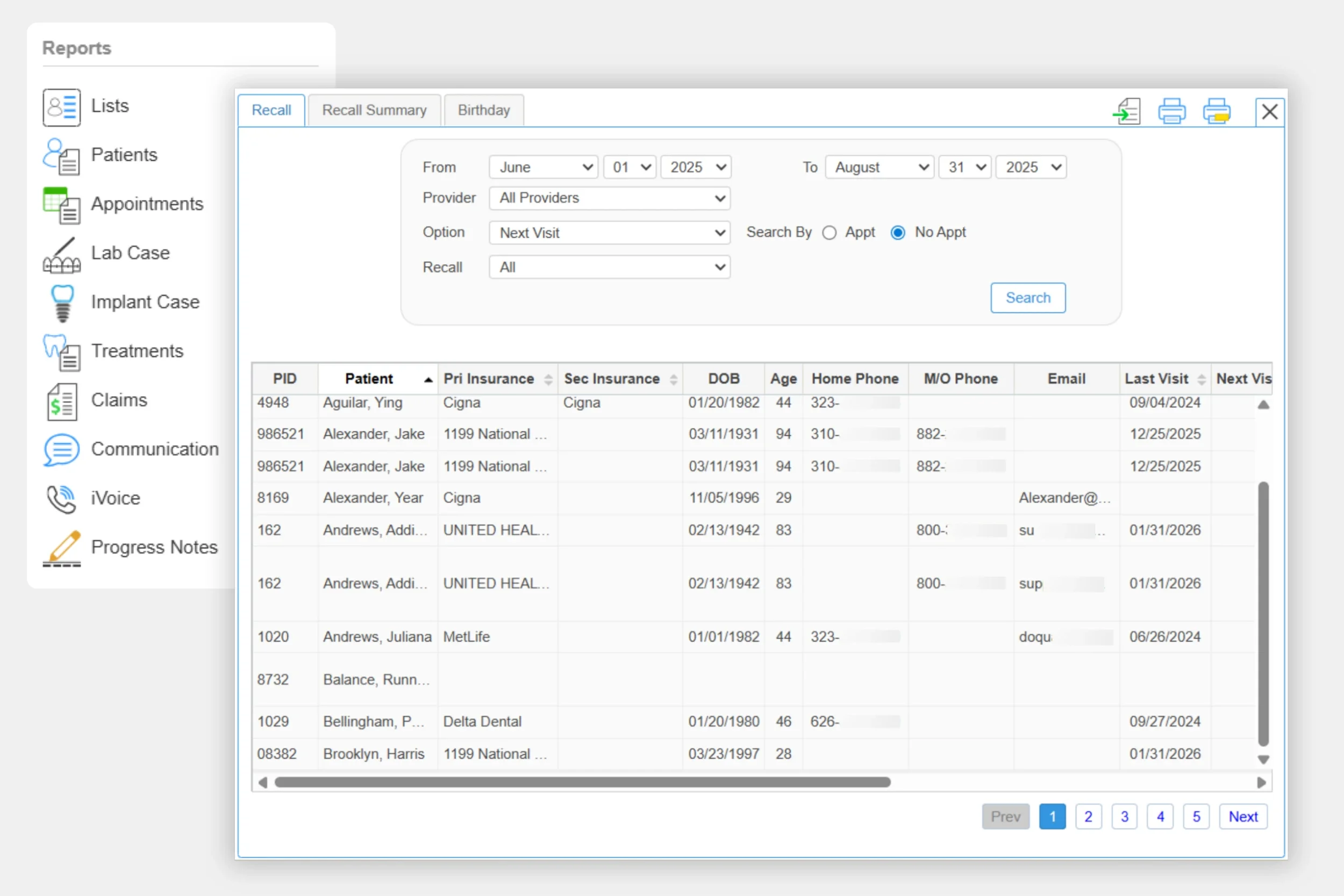 dental office texting software