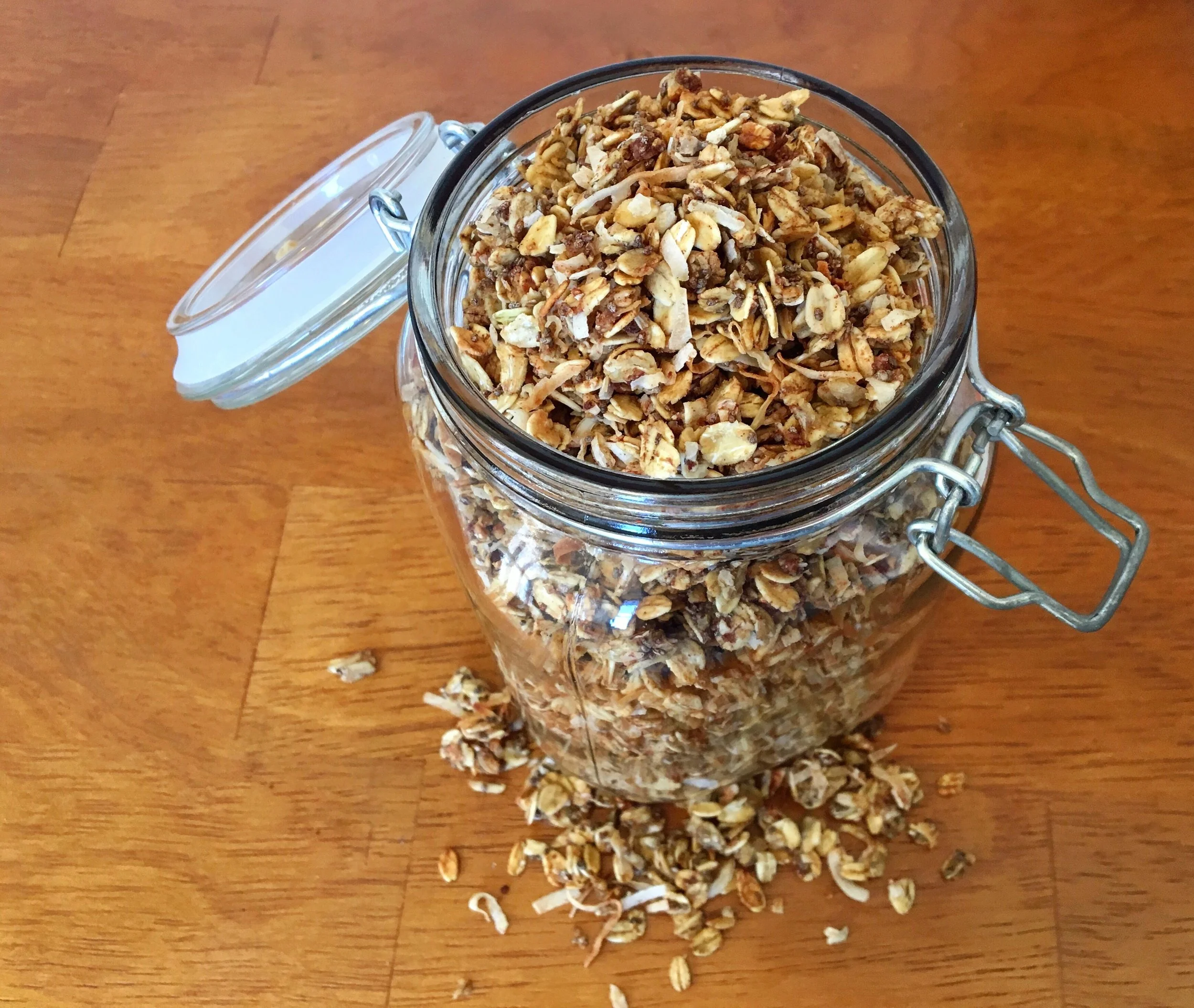 Apple Coconut Chia Granola