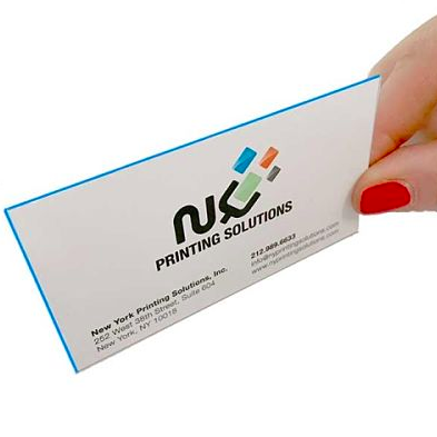 Sturdy and colorful — as good in business cards as it is in personalities!