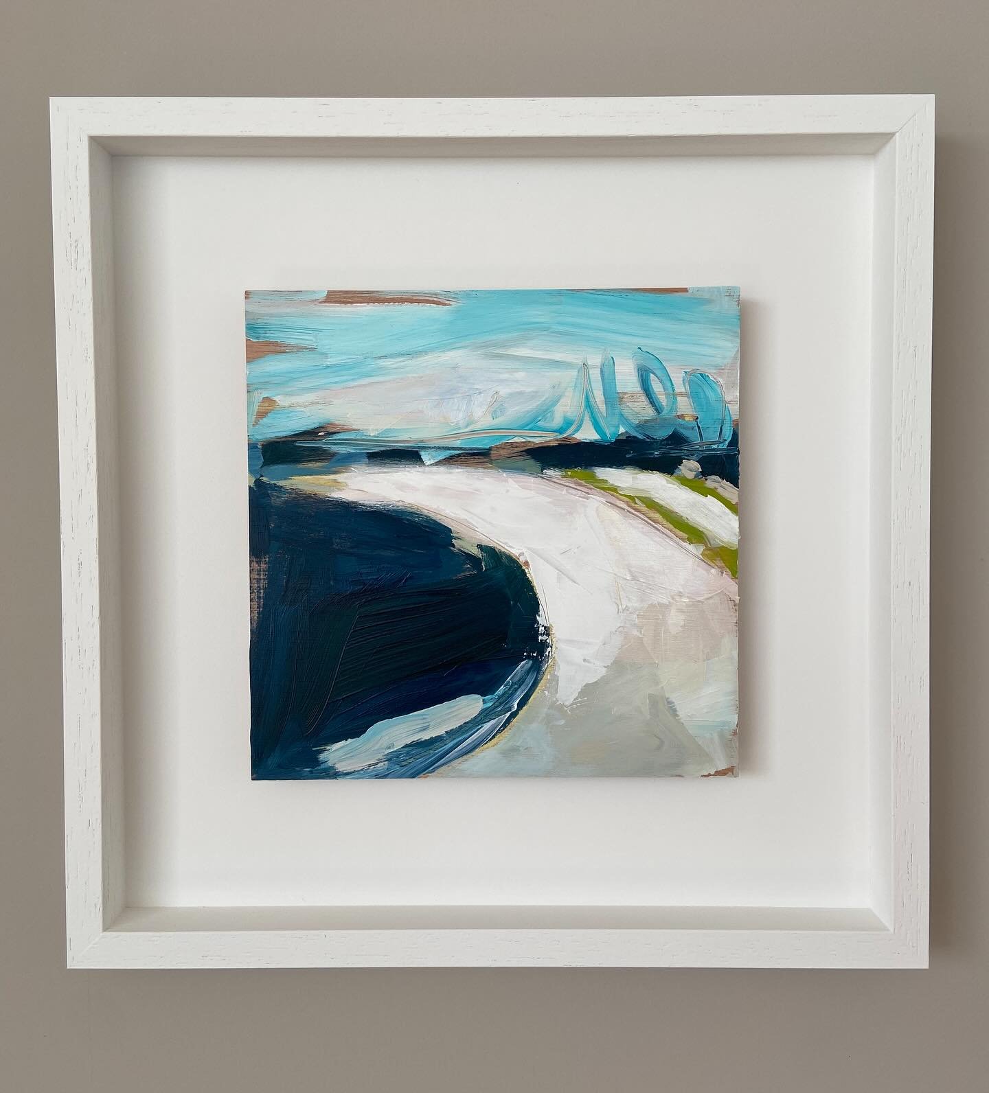 &lsquo;Fresh Blue - West Wittering&rsquo;
Acrylic on board
35 x 35cm (framed)

🩵