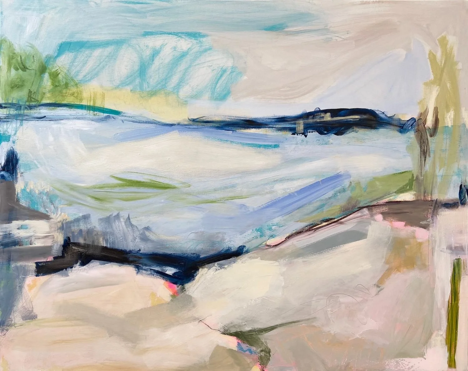 Lake Fresh - abstract landscape painting - catherine warren website.jpeg