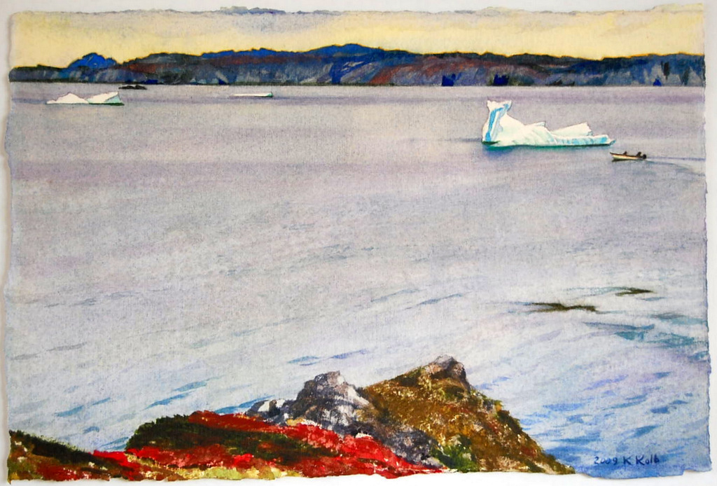 Iceberg and Fishermen