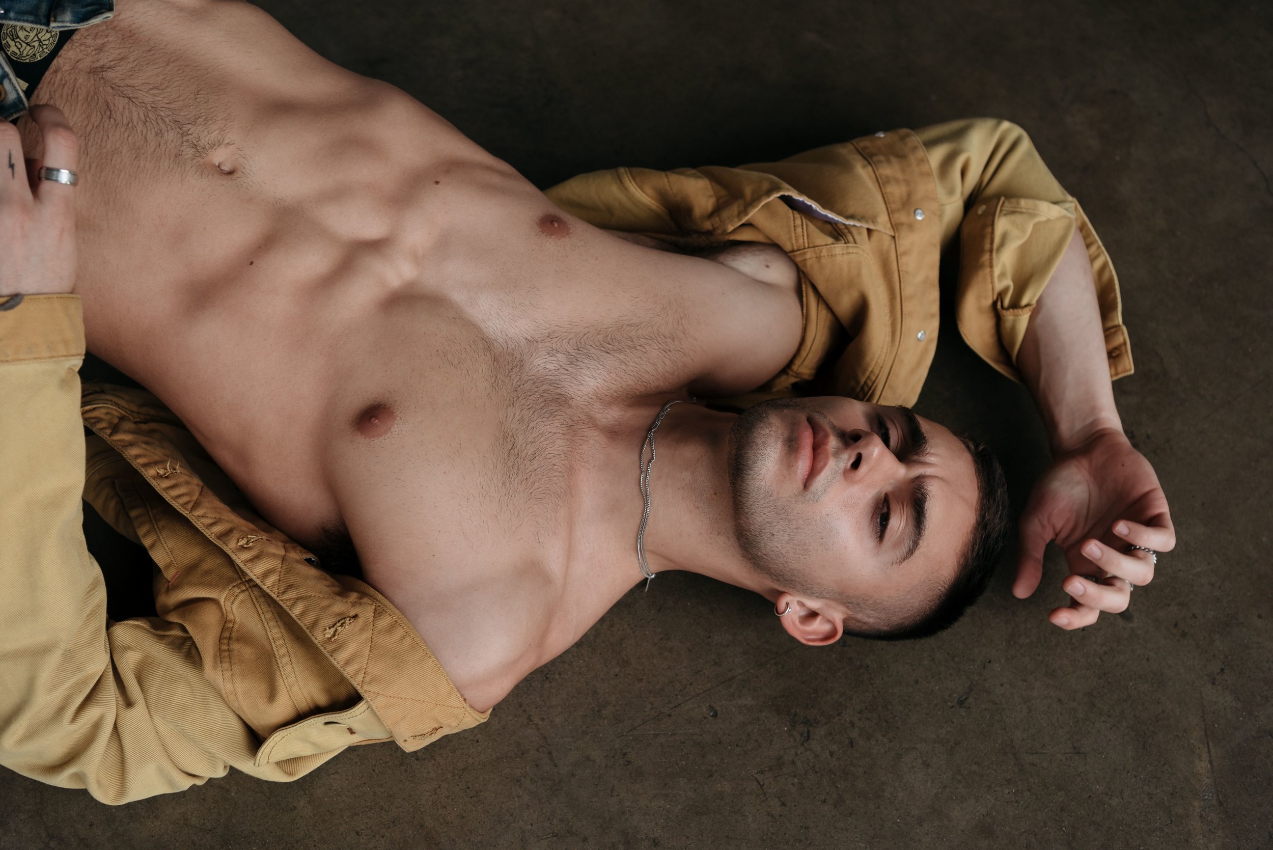 Jacket By Acne Studios- Jeans By Amiri -Briefs by Versace