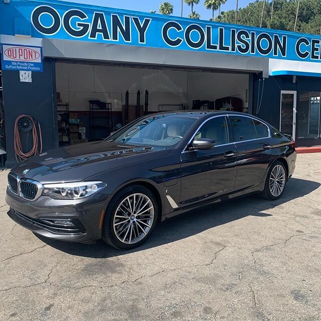 Another flawless repair ready for delivery. This one got new doors and new quarter panel. #accident#bmw#bmw530#autobody#collision#pasadena#yelp