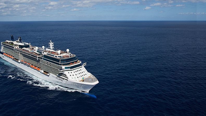 Celebrity Eclipse sailing at sea