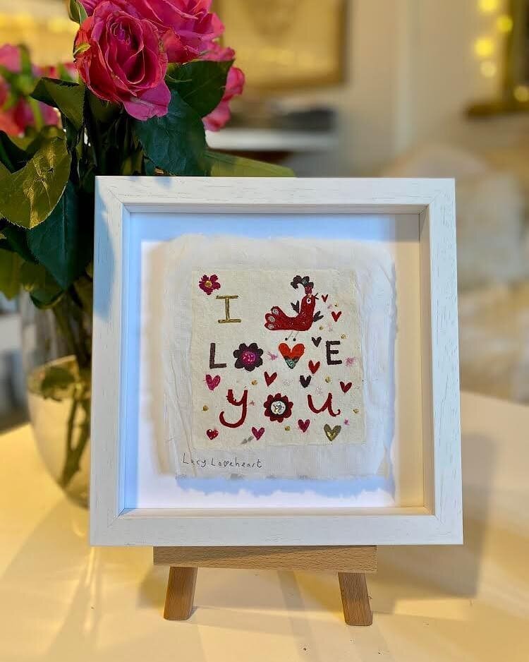 COMPETITION TIME!
 .
Our amazing friends @loveheartltd are doing a Valentines Competition ❤️
 .
Who do you love?  They are giving away this beautiful original Lucy ❤️ painting as a special Valentine&rsquo;s gift.
 .
ENTER NOW 👍
 .
All you have to do