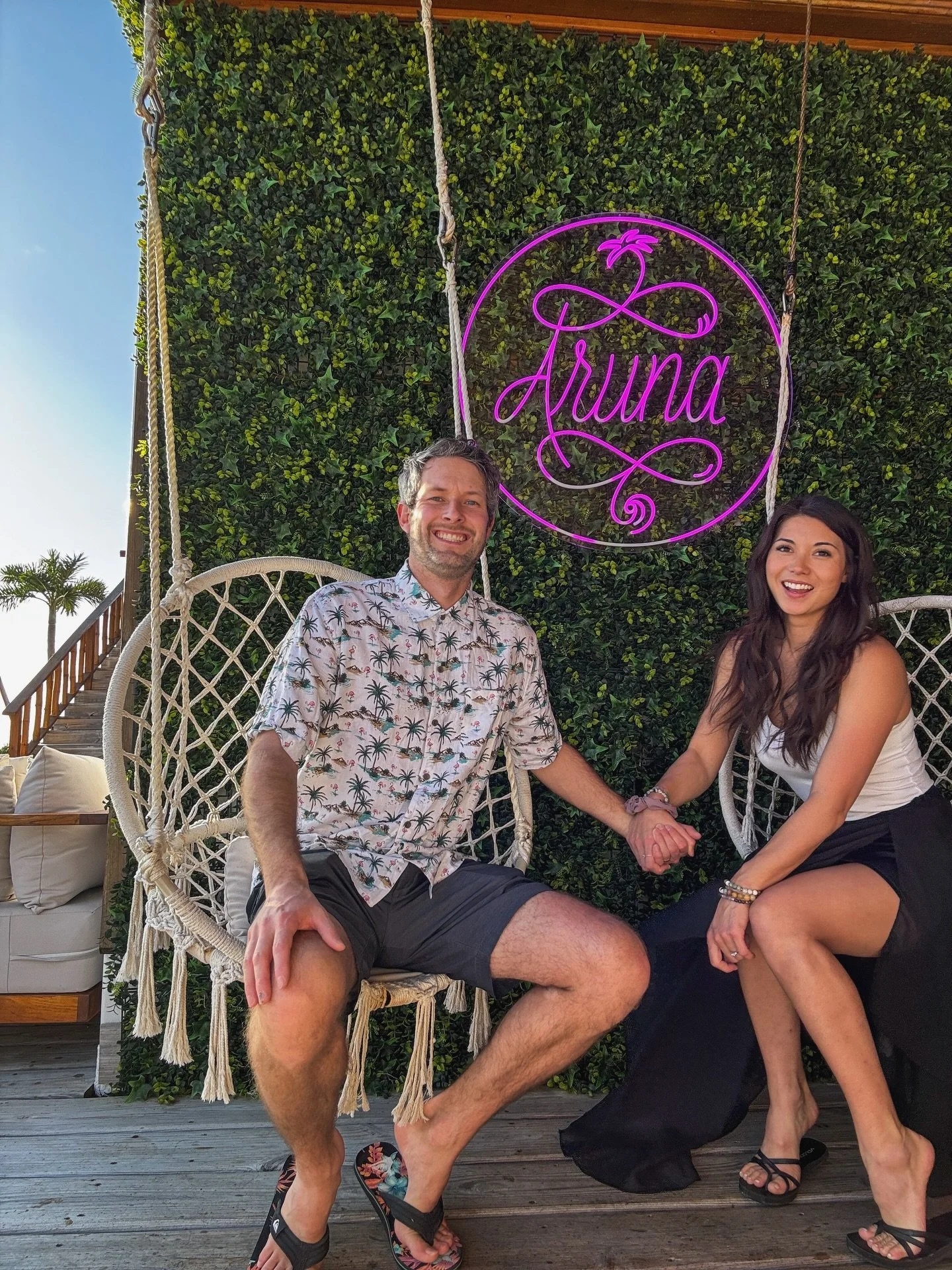 It is unbelizable that 11 years ago we said I do on the beach, toes in the sands of Thailand! 
 And today we are chasing the boys in Belize! What a great first day here in this paradise! 

How adorable is this surprise from the hotel and a little hel