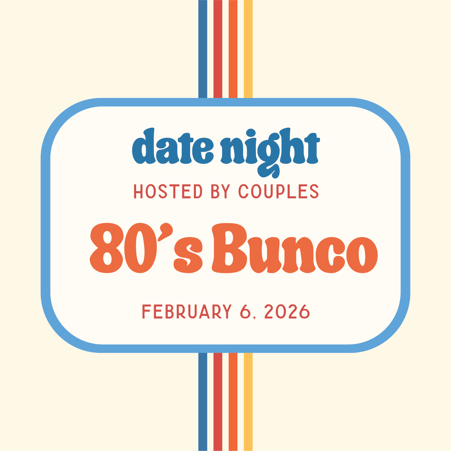 80's BUNCO DATE NIGHT