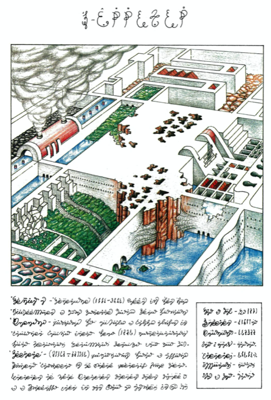 from Luigi Serafini’s Codex Seraphinianus. Might the emitted vapours be beneficial?