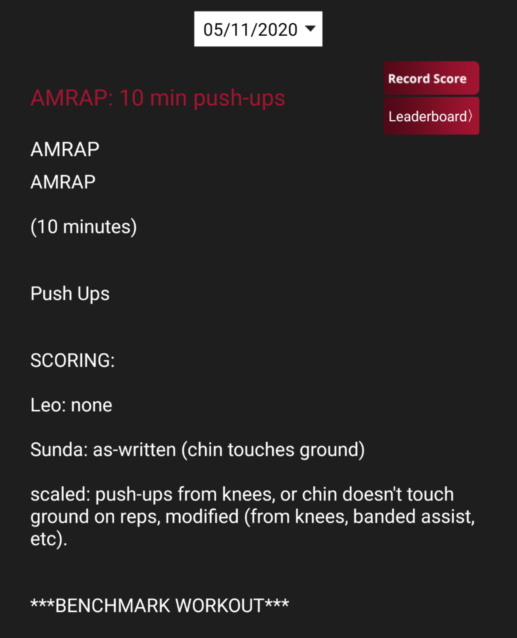 kettlebell benchmark workouts