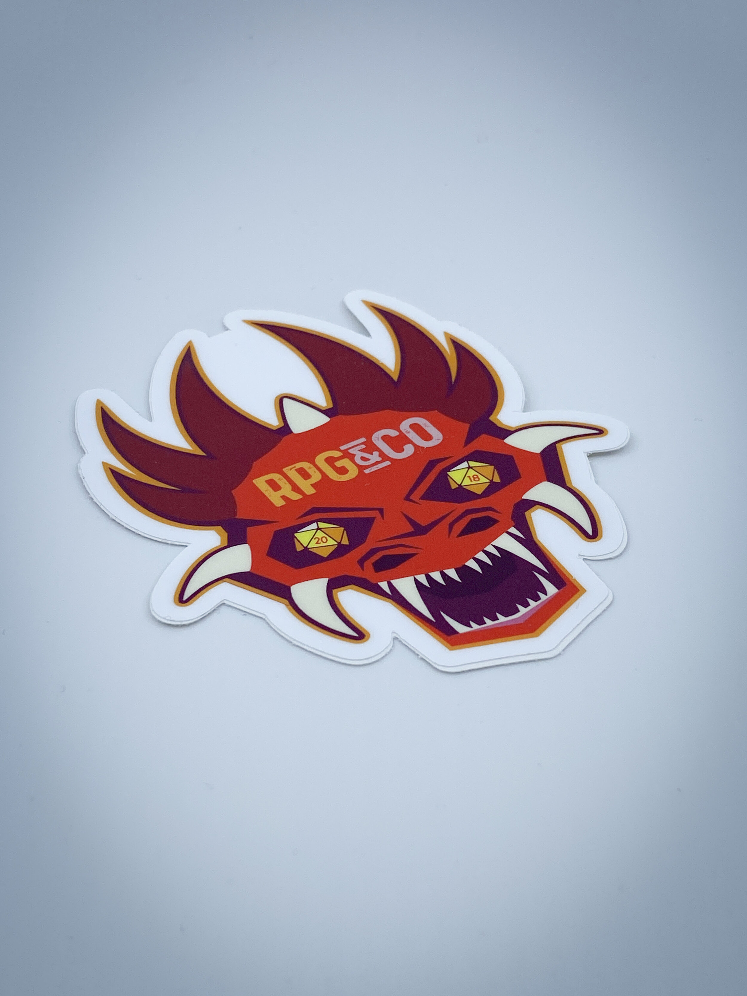 RPG&amp;Co 4" Red Dragon Sticker
