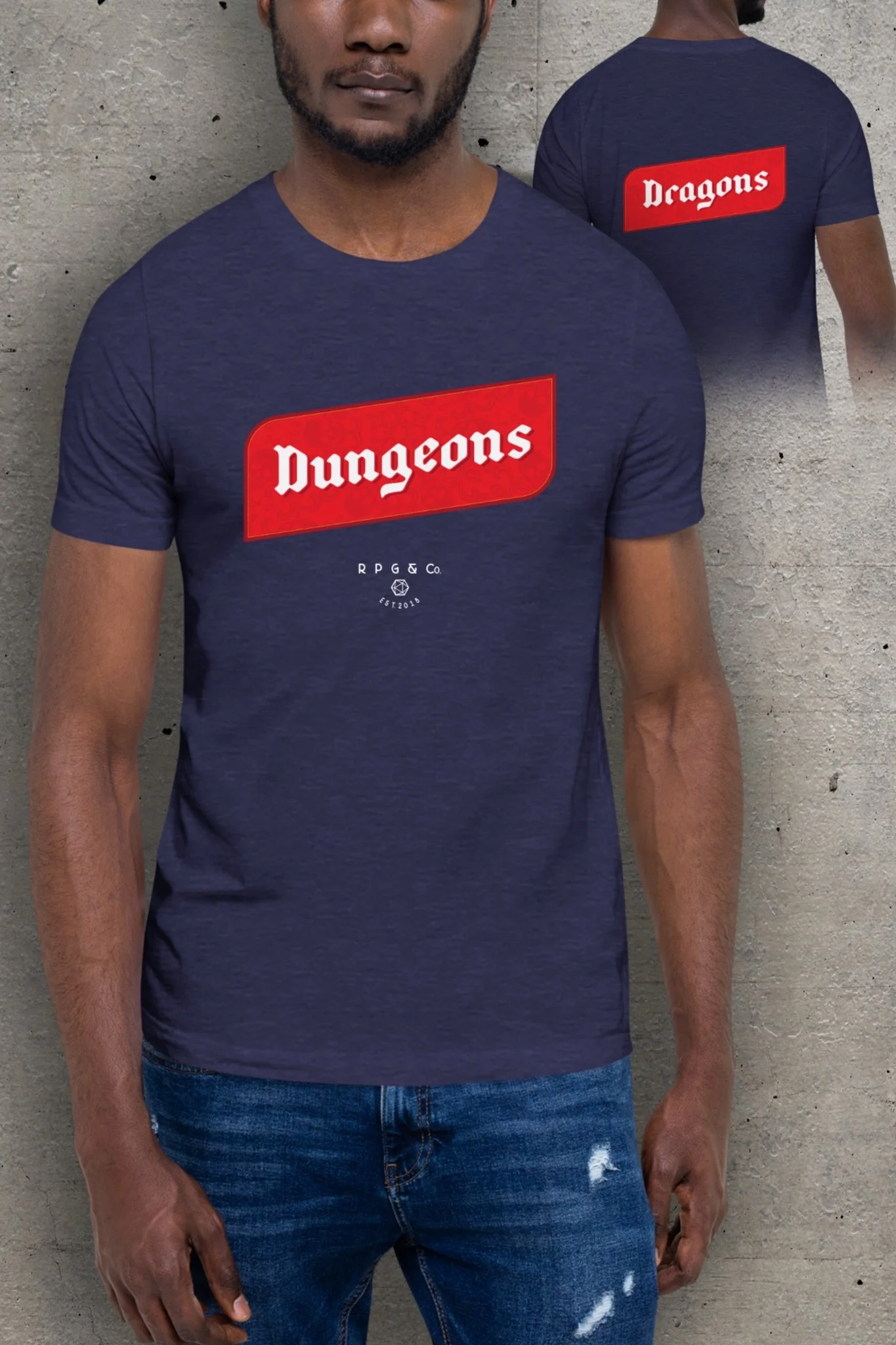 Beer Label Dungeon Dragon Shirt