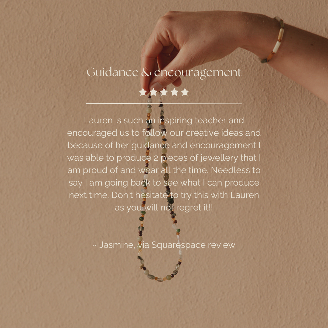 Jewellery Workshops | McLaren Vale South Australia. Ochre Ceramics Classes.