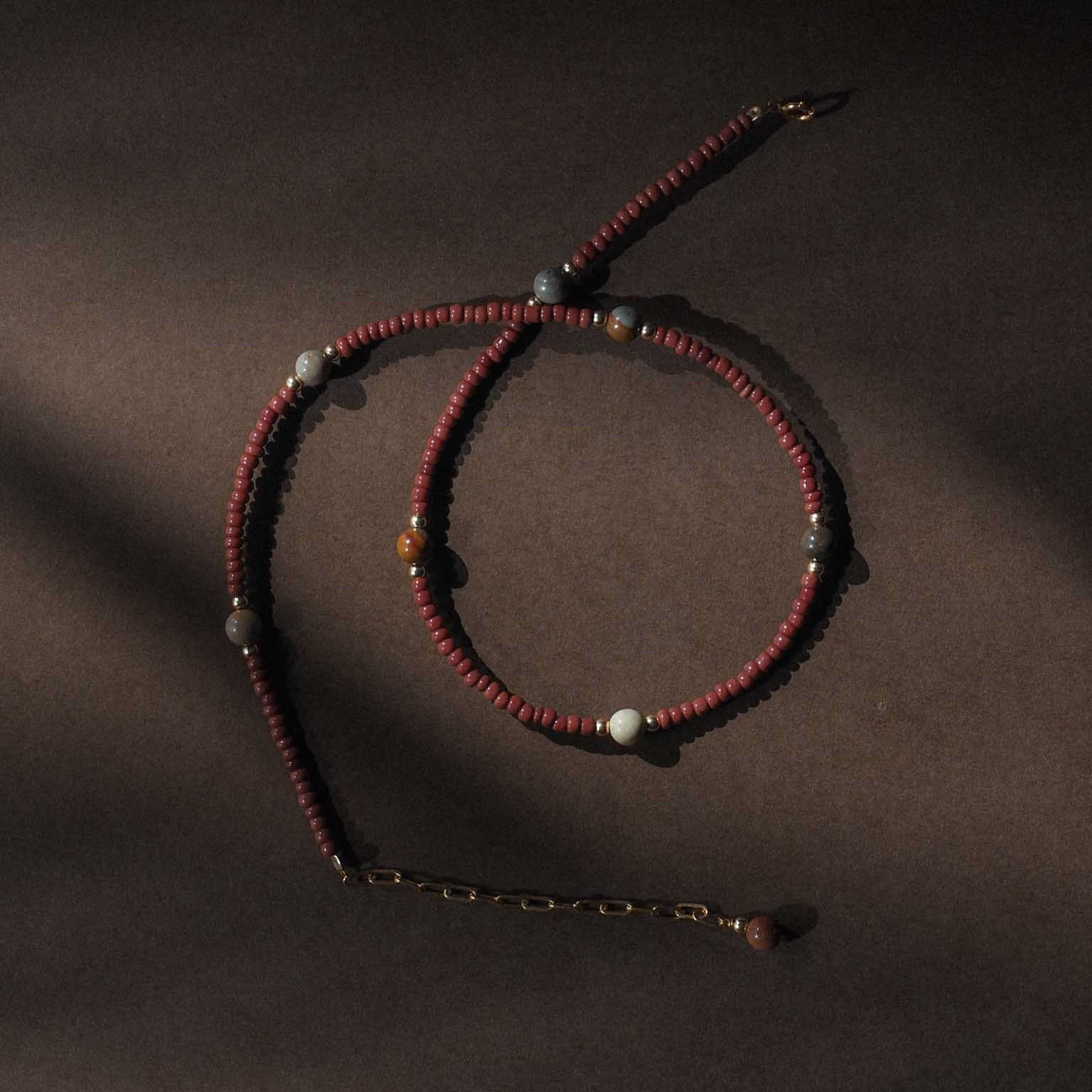 Jasper jewellery collection - necklace