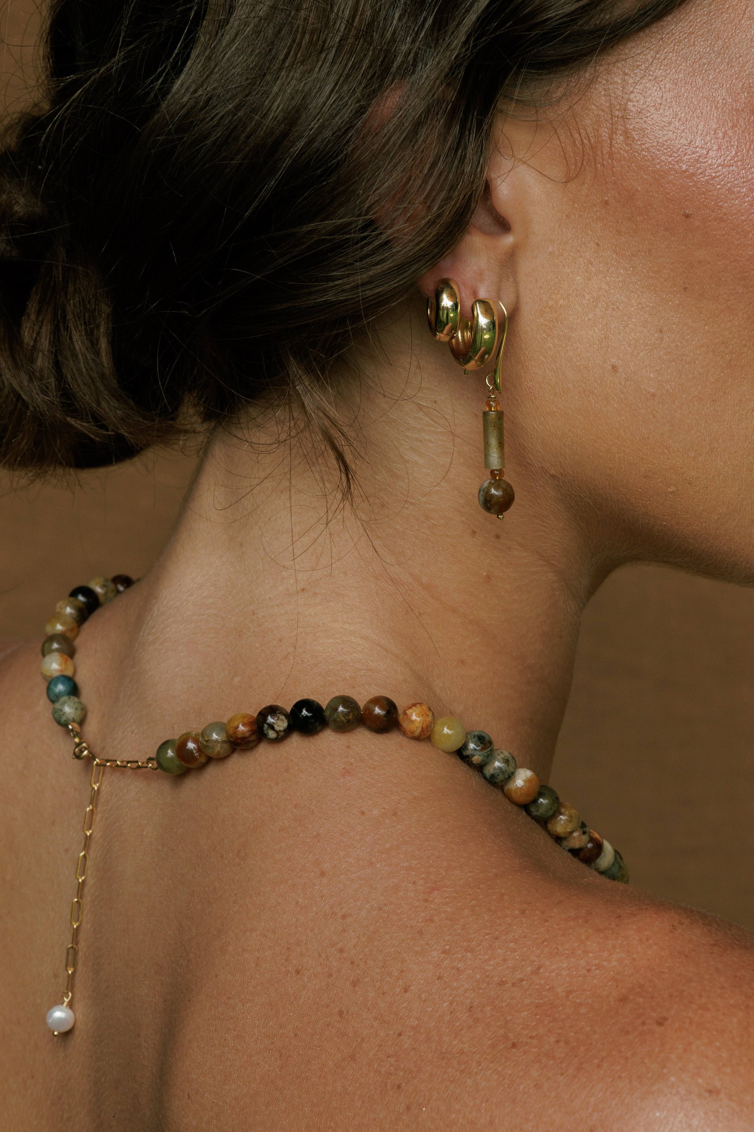 Ochre Ceramics Jewellery Autumn Collection. 