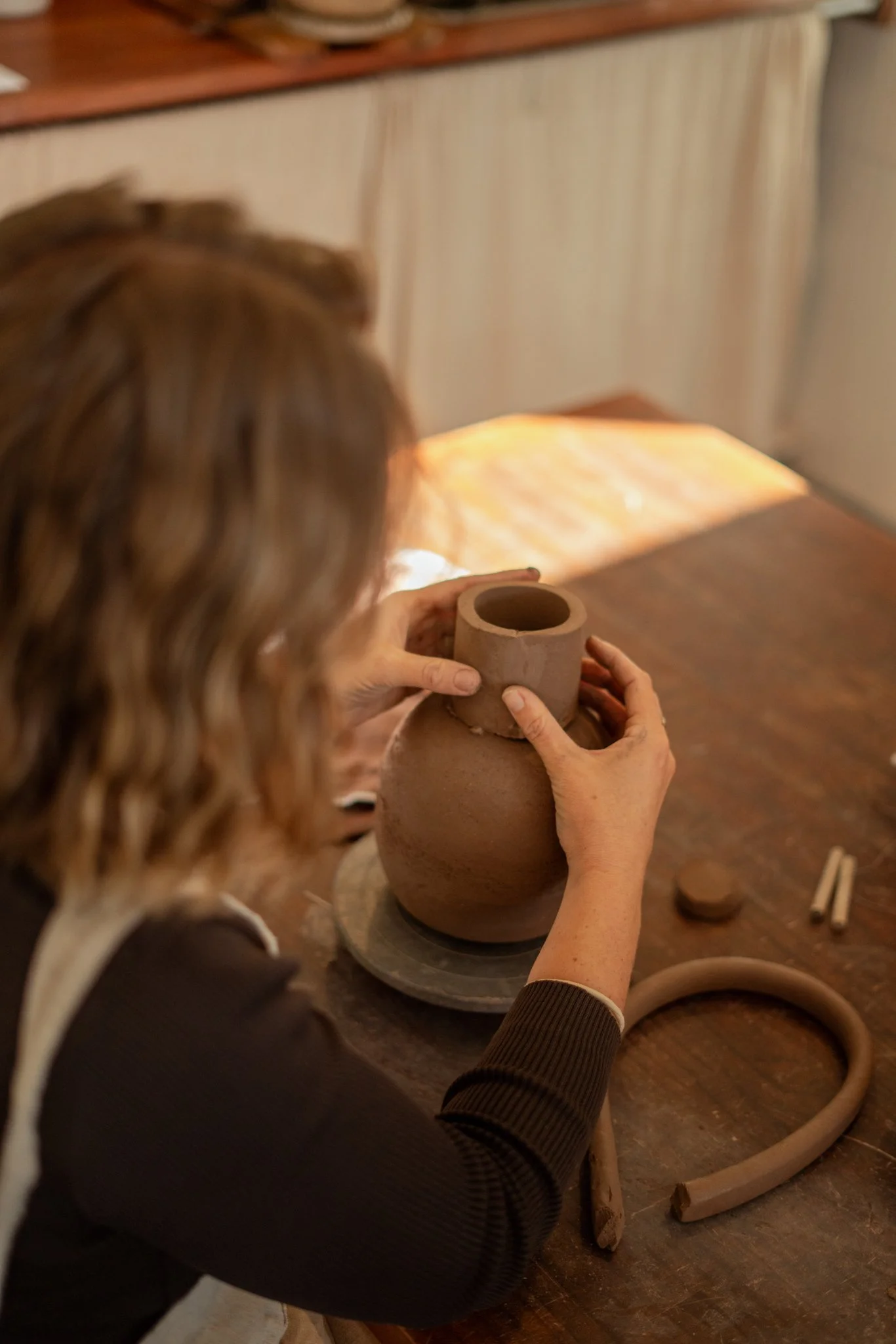 Ochre Ceramics homewares - Handmade pottery in Byron Bay. Full Moon Jug