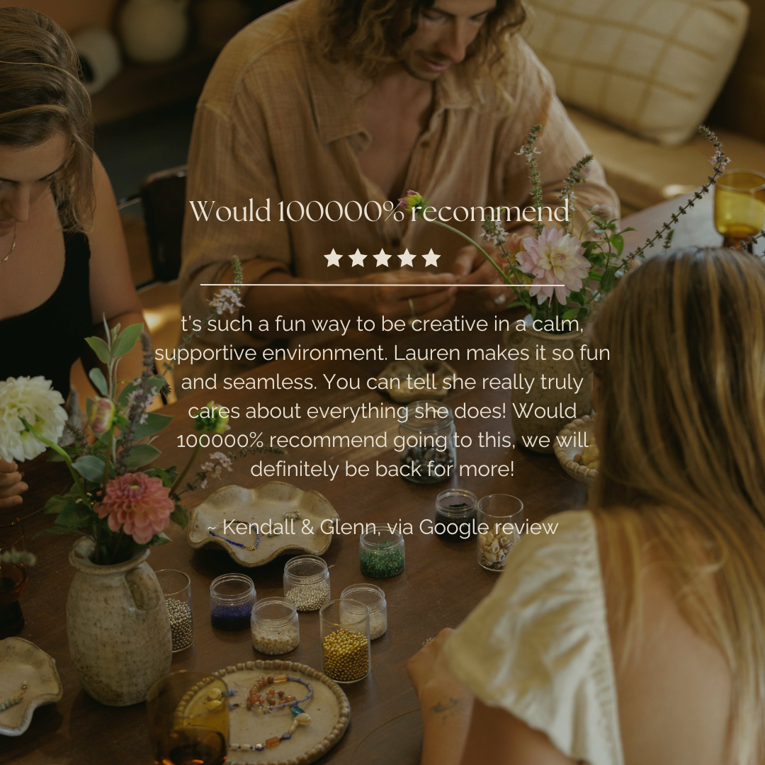 Jewellery Workshops | Brunswick, Melbourne. Ochre Ceramics Classes.