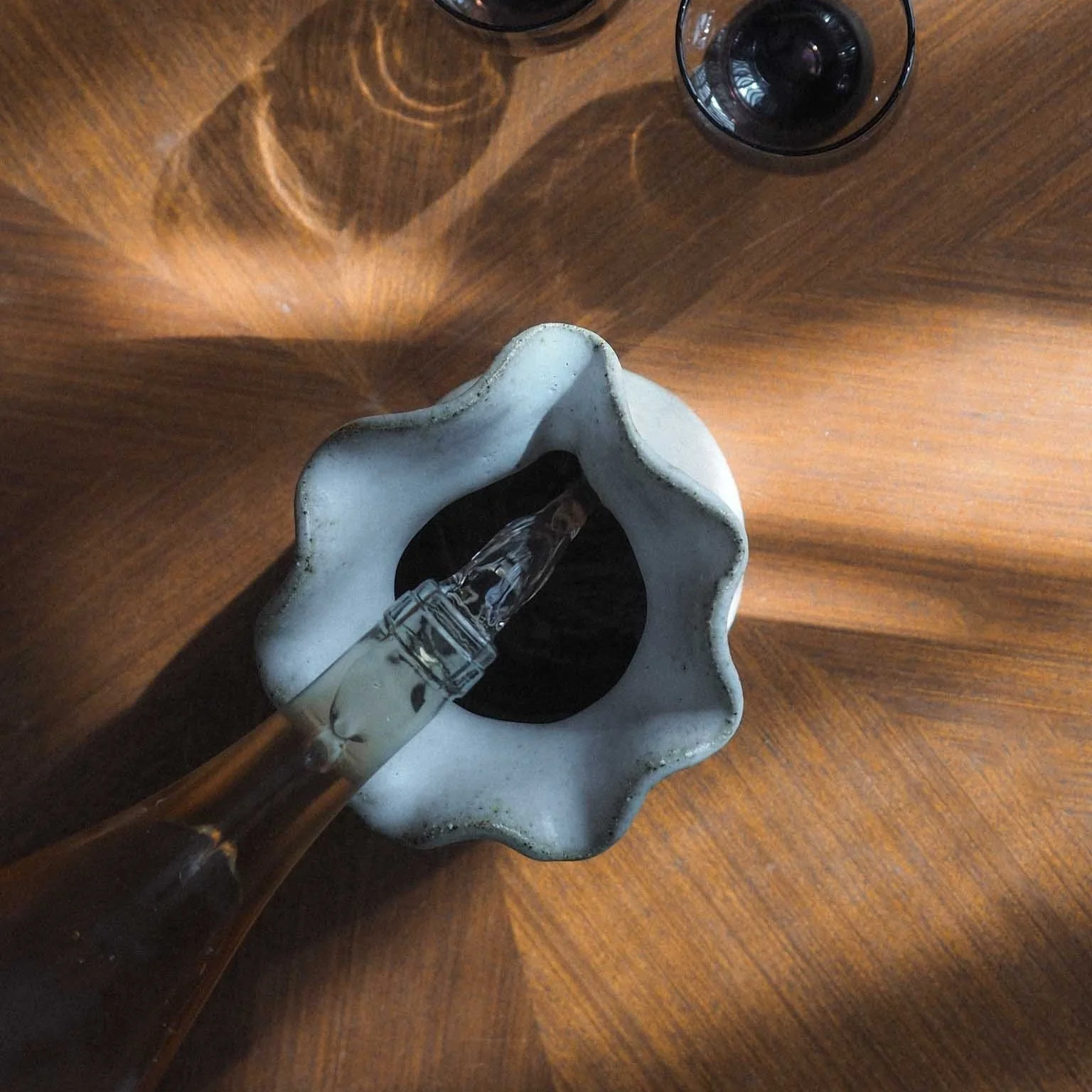 Handmade Ceramics Byron Bay - Wave Jug | Carafe Luna