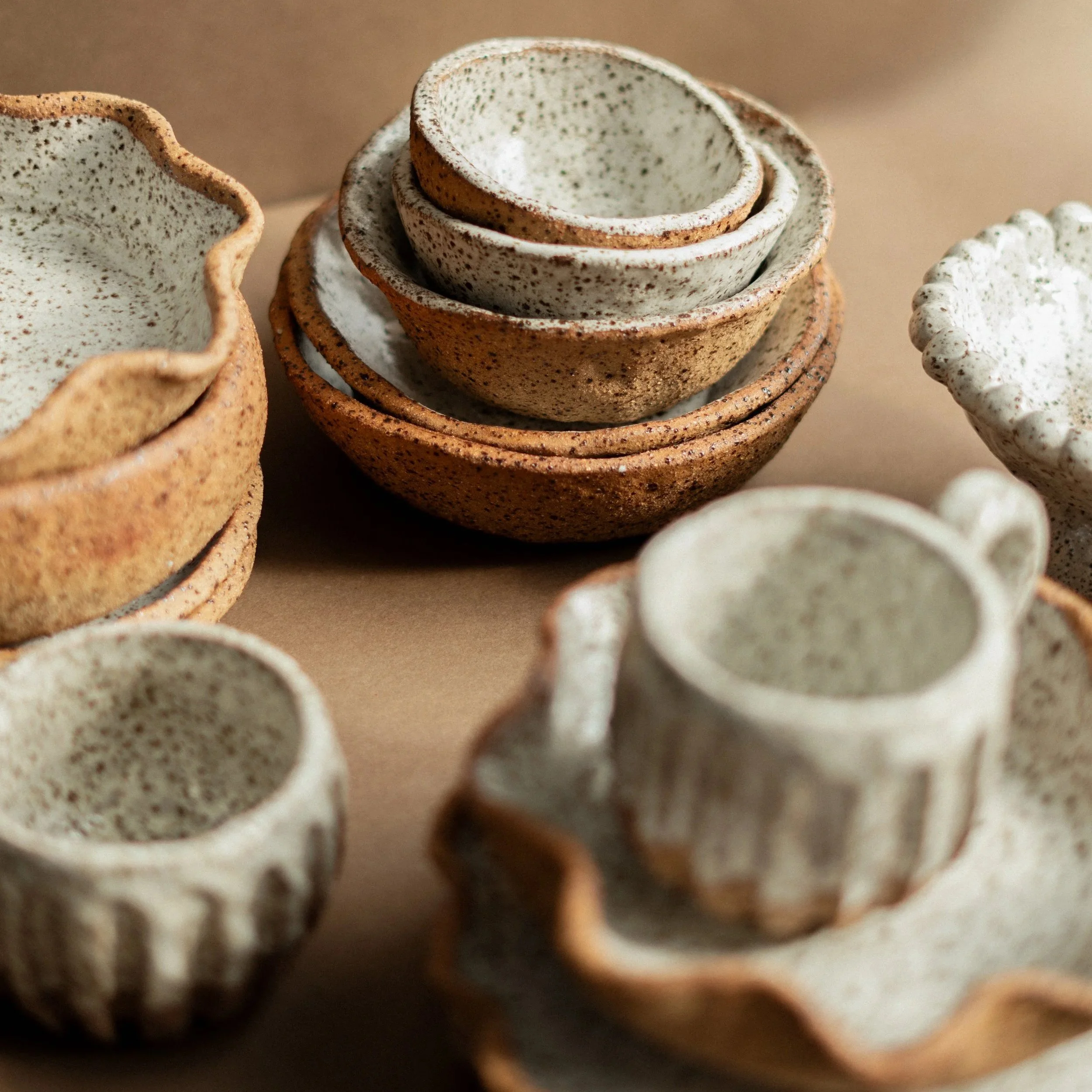 Clay, coffee & croissants. Pottery Workshops Byron Bay