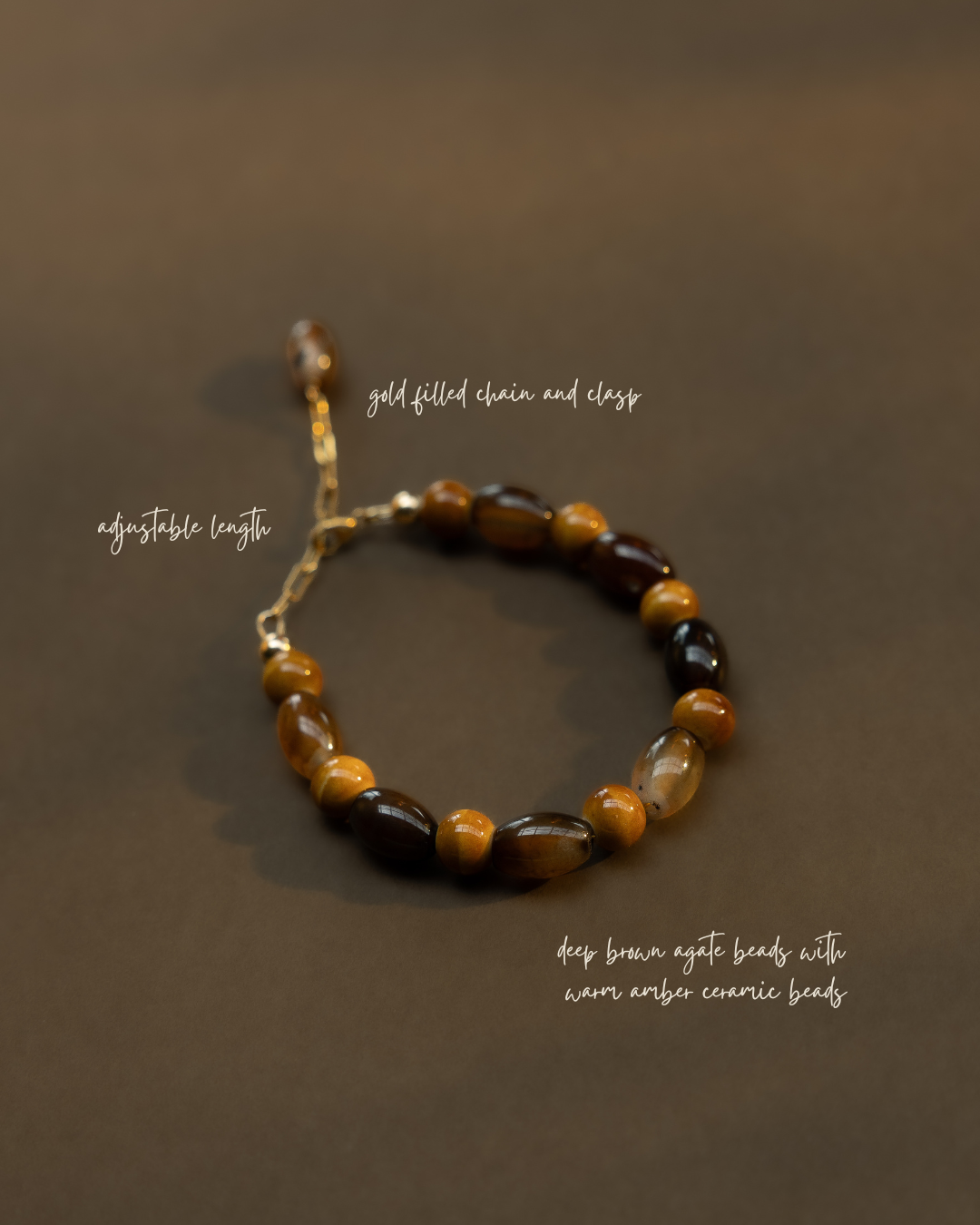 Ochre Ceramics Handmade Jewellery Byron Bay - Clay & Stone Bracelet