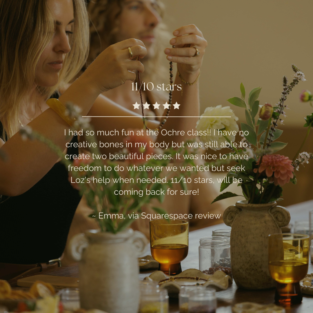 Jewellery Workshops | Brunswick, Melbourne. Ochre Ceramics Classes.