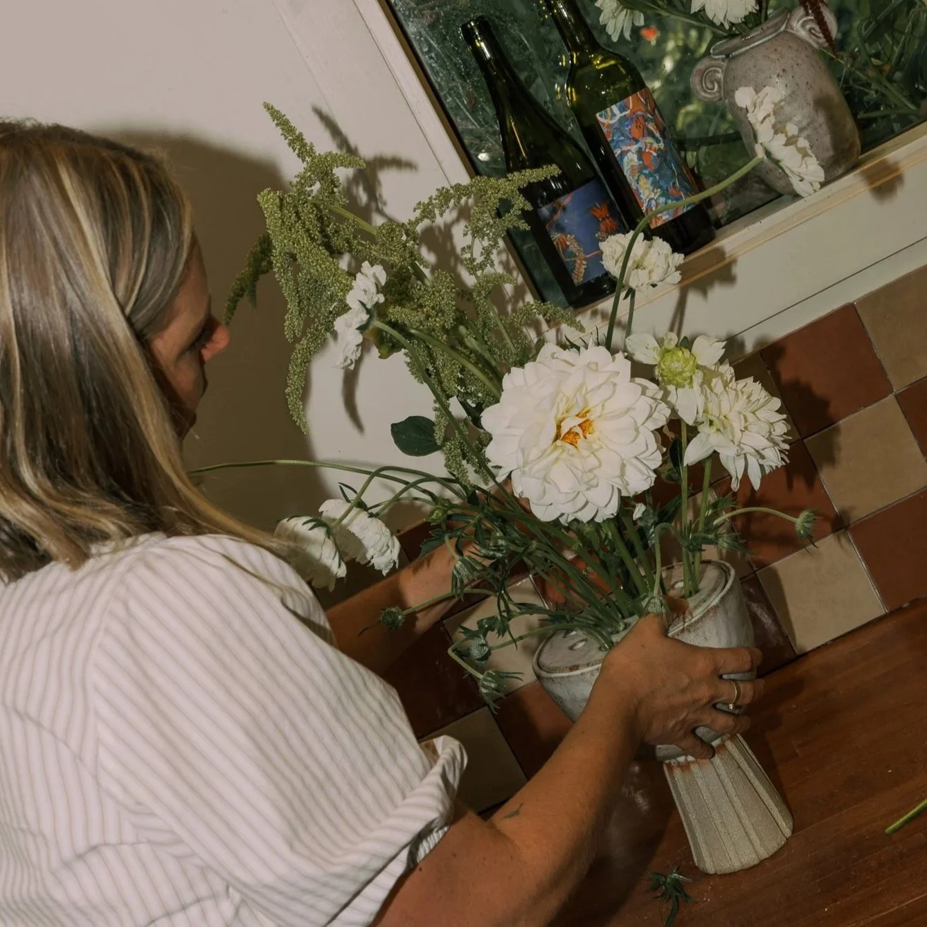 Handmade Ceramics Byron Bay - Wildflower Vase Luna