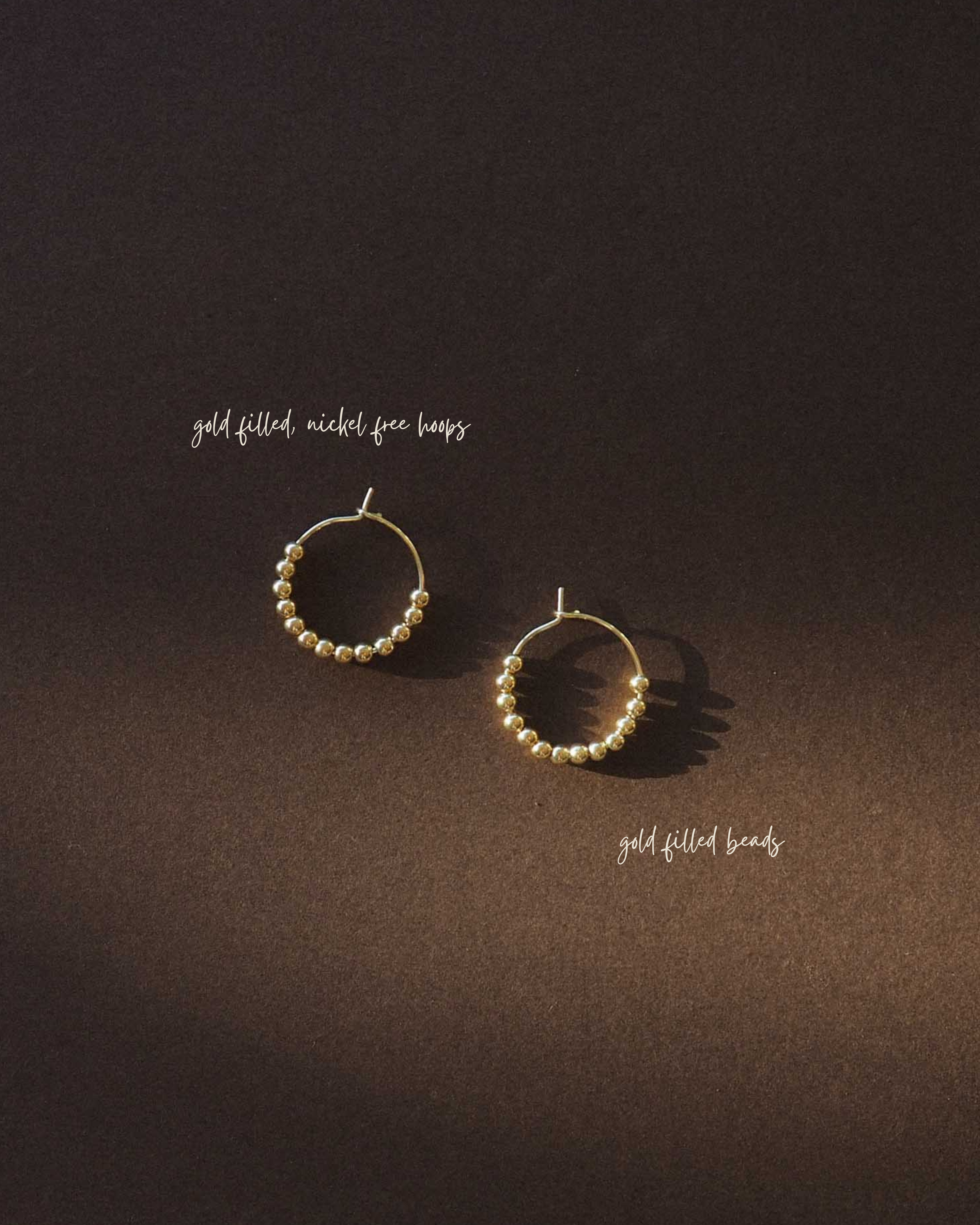 Ochre ceramics Jewellery, beaded earrings