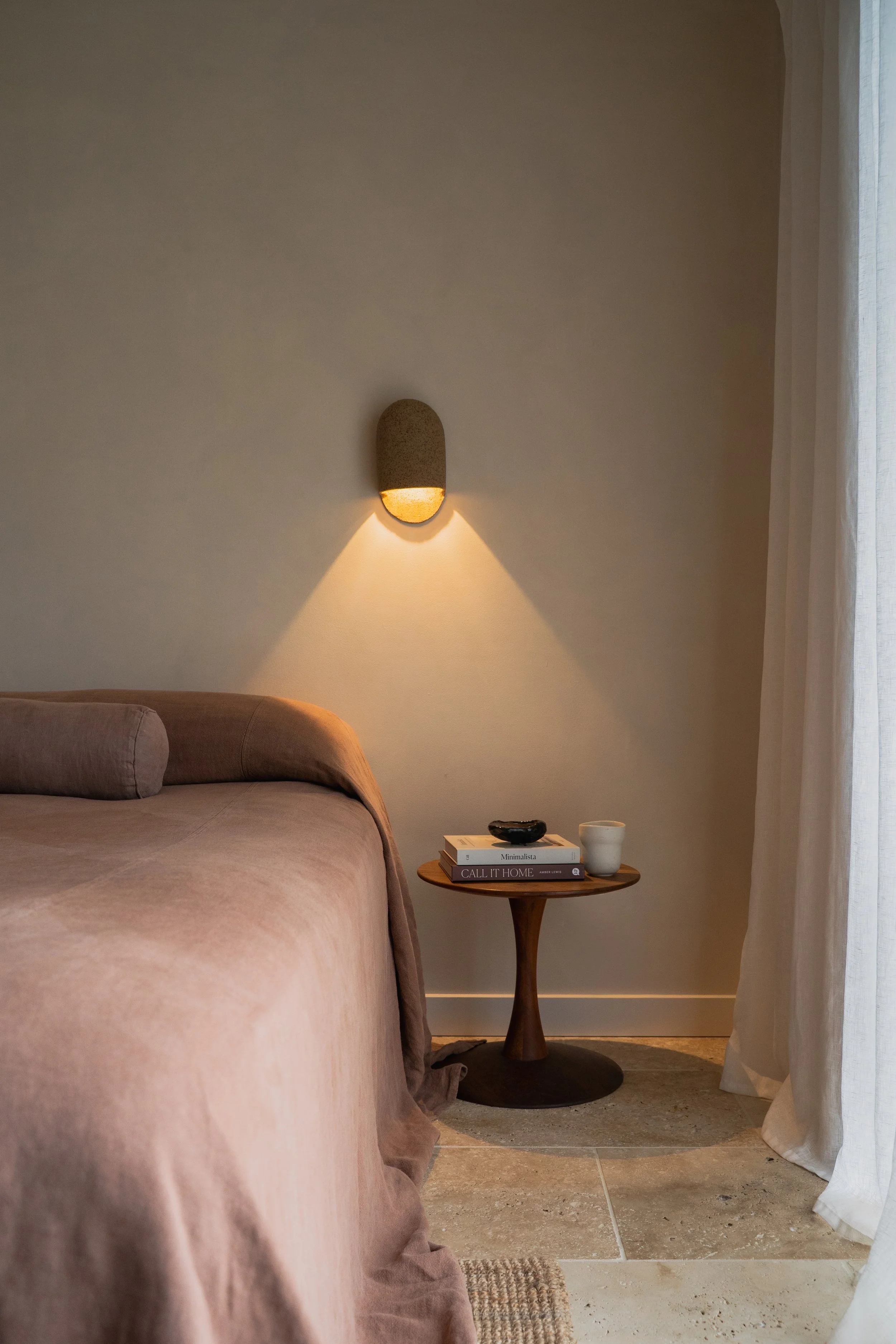 Handmade Ceramic Lighting Byron Bay - Ochre Ceramics, Dune Wall light