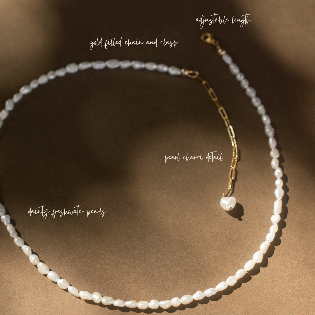 Handmade Ceramics Byron Bay - Mum's Pearl Necklace