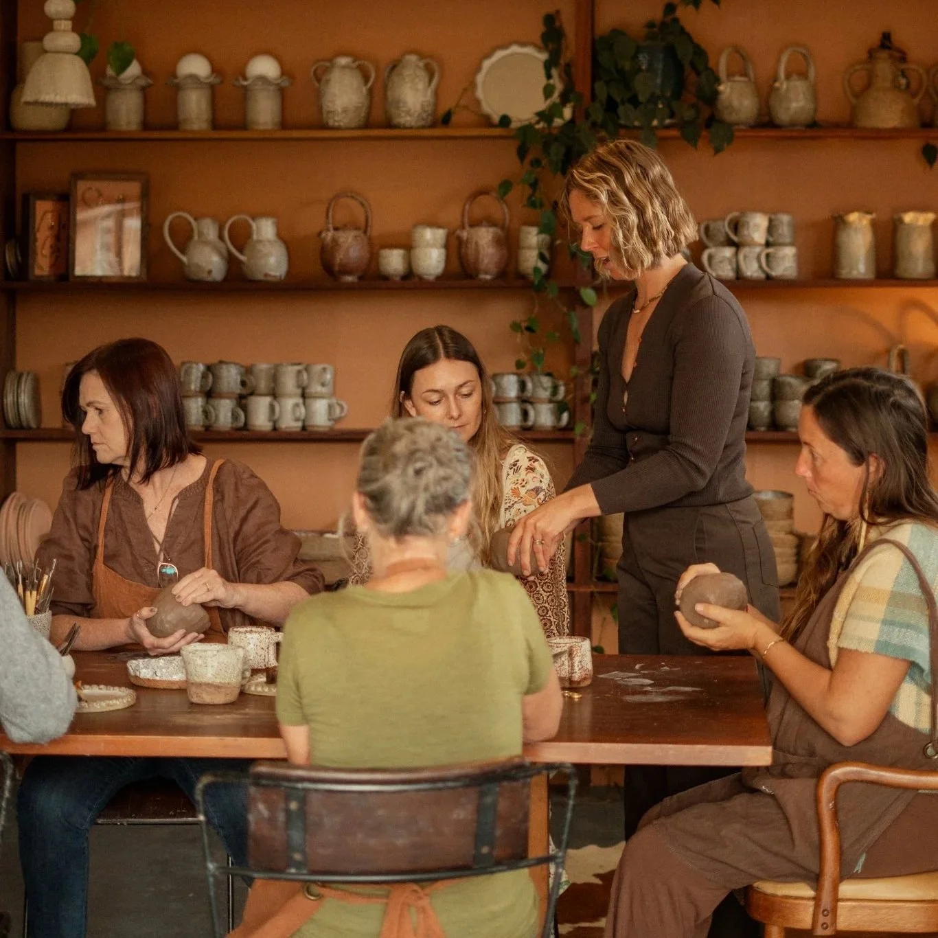 Spring, Summer Vase Making Clay Workshop. Pottery Workshops Byron Bay