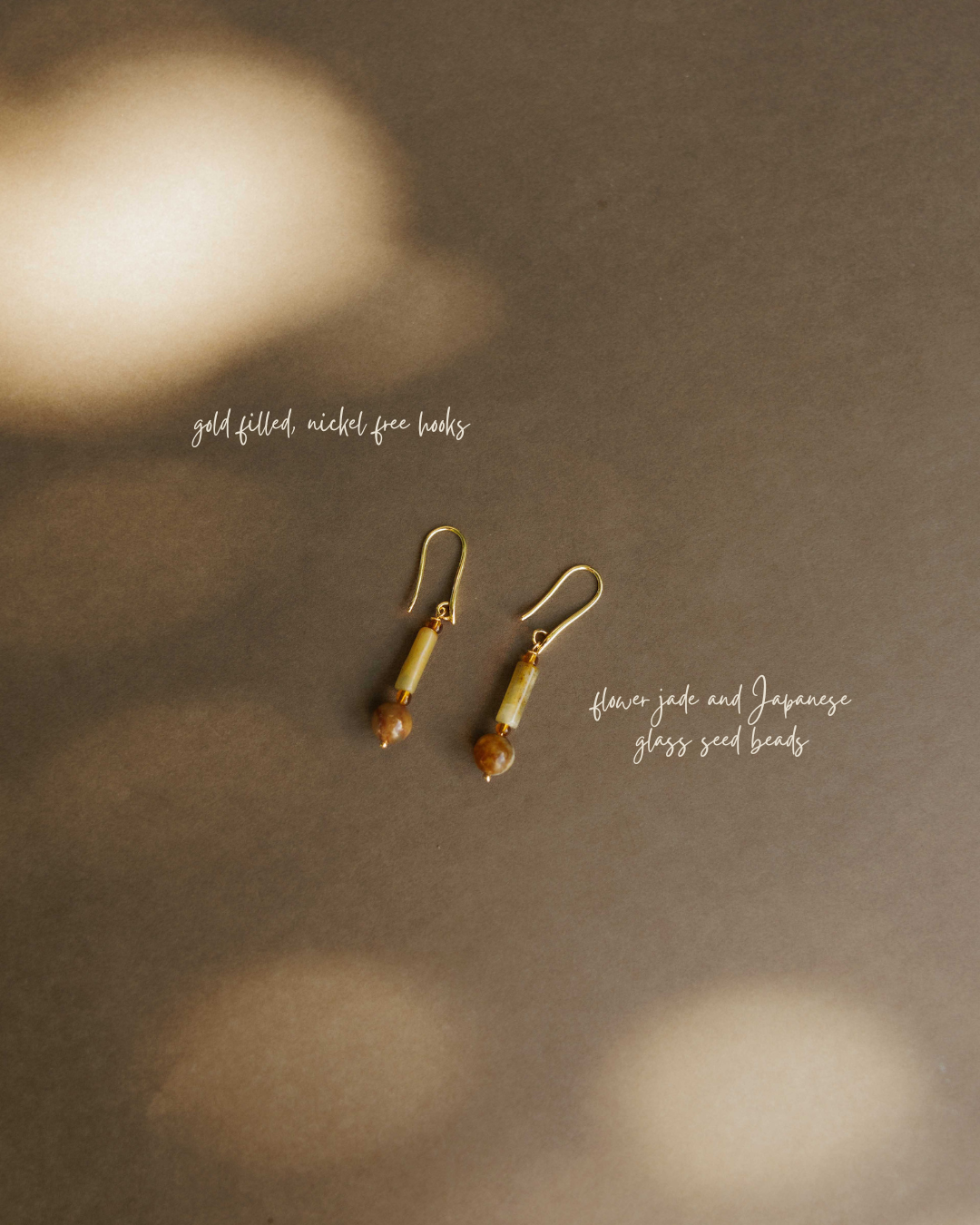 Handmade Jewellery Byron Bay - Beaded drop earrings
