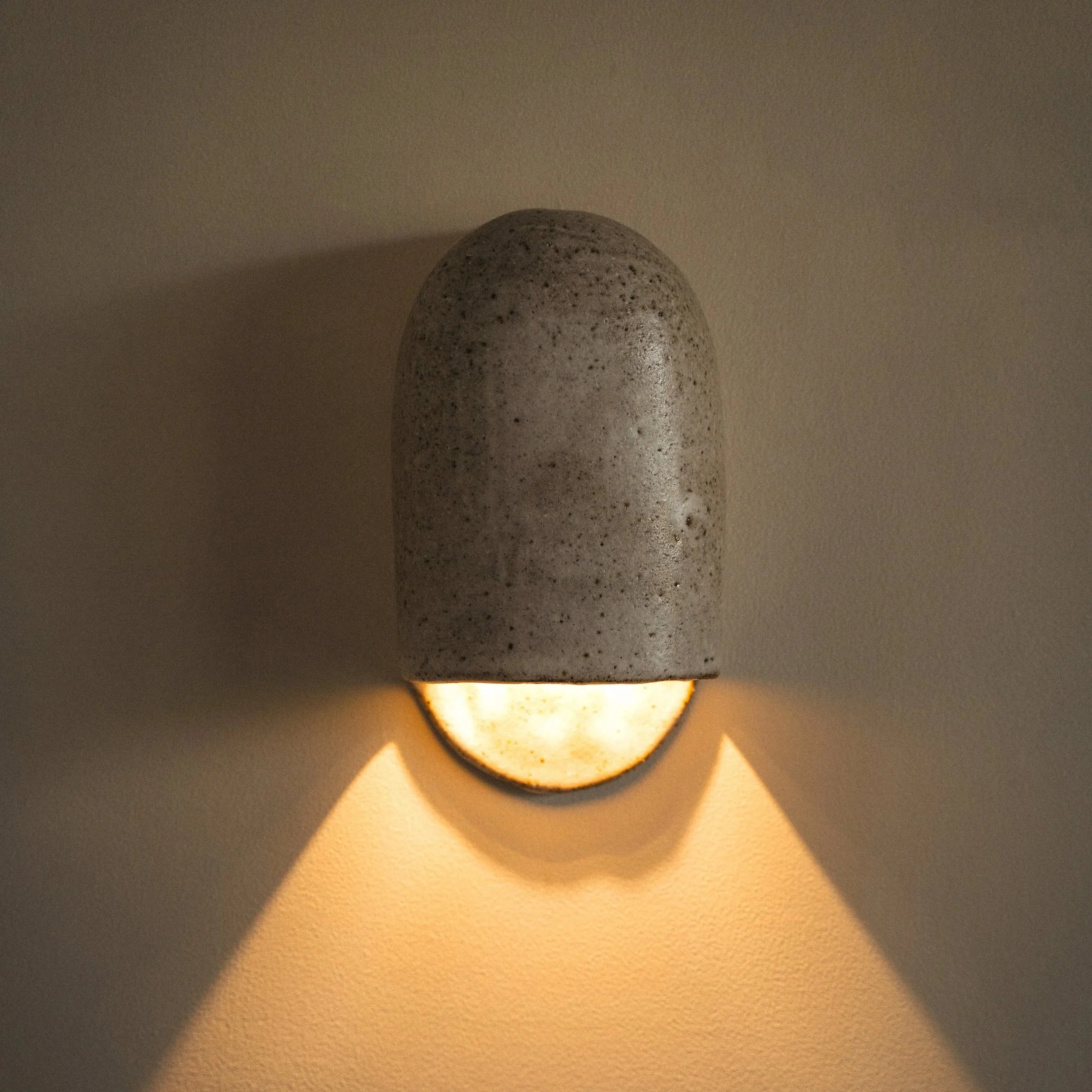 Handmade Ceramic Lighting Byron Bay - Ochre Ceramics, Dune Wall light
