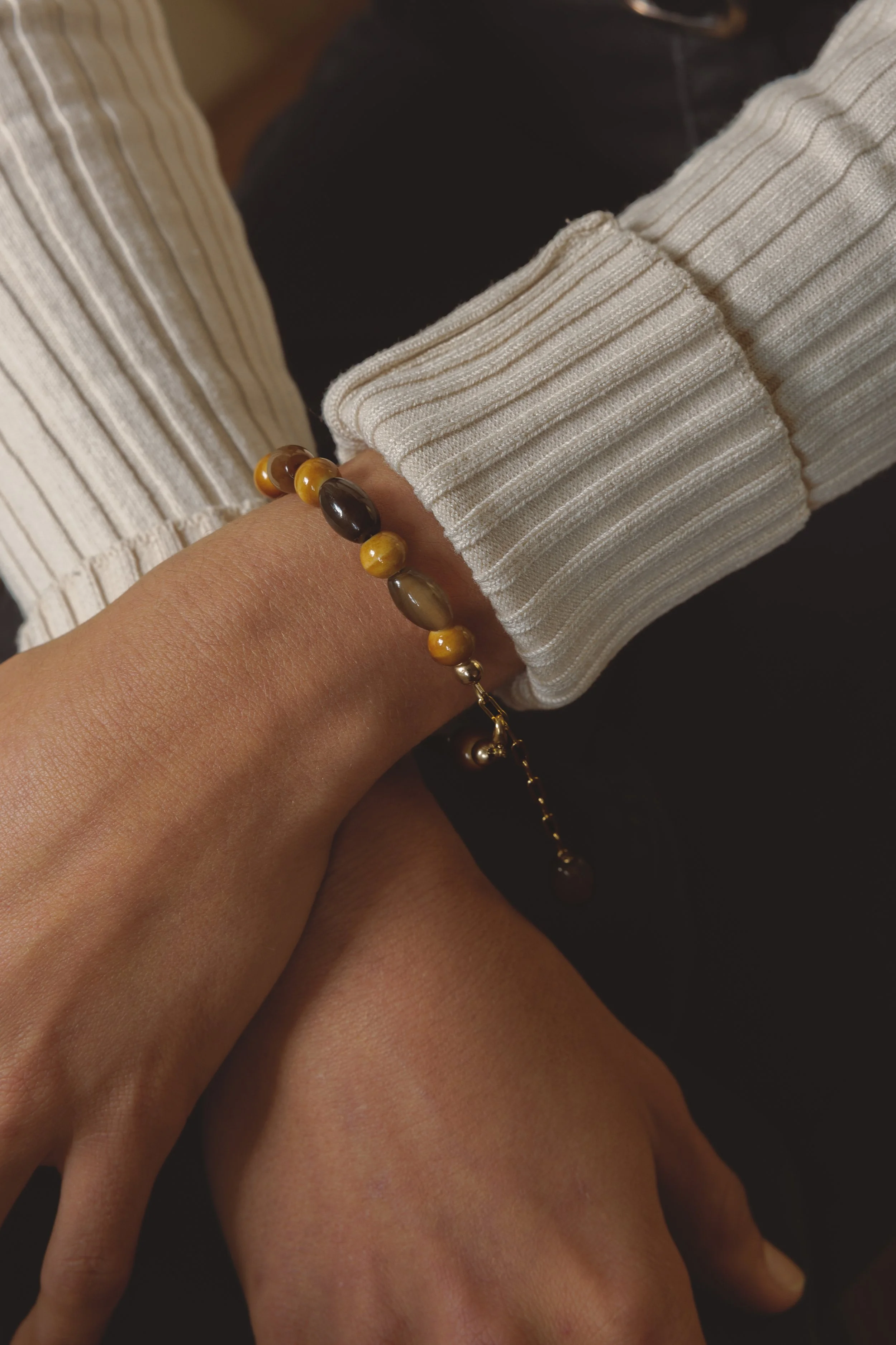 Ochre Ceramics Handmade Jewellery Byron Bay - Clay & Stone Bracelet