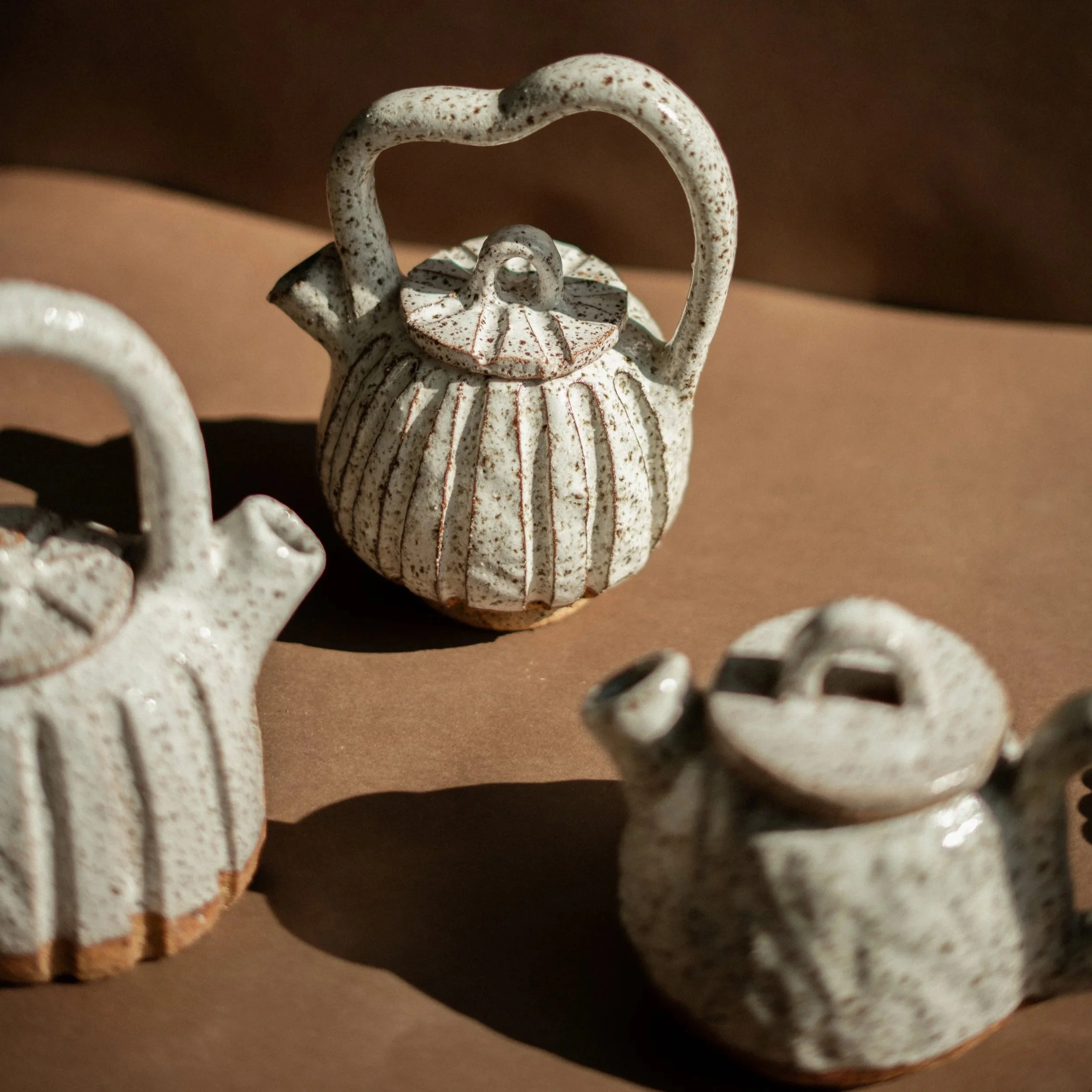Teapots, teacup Pottery workshops Byron Bay.