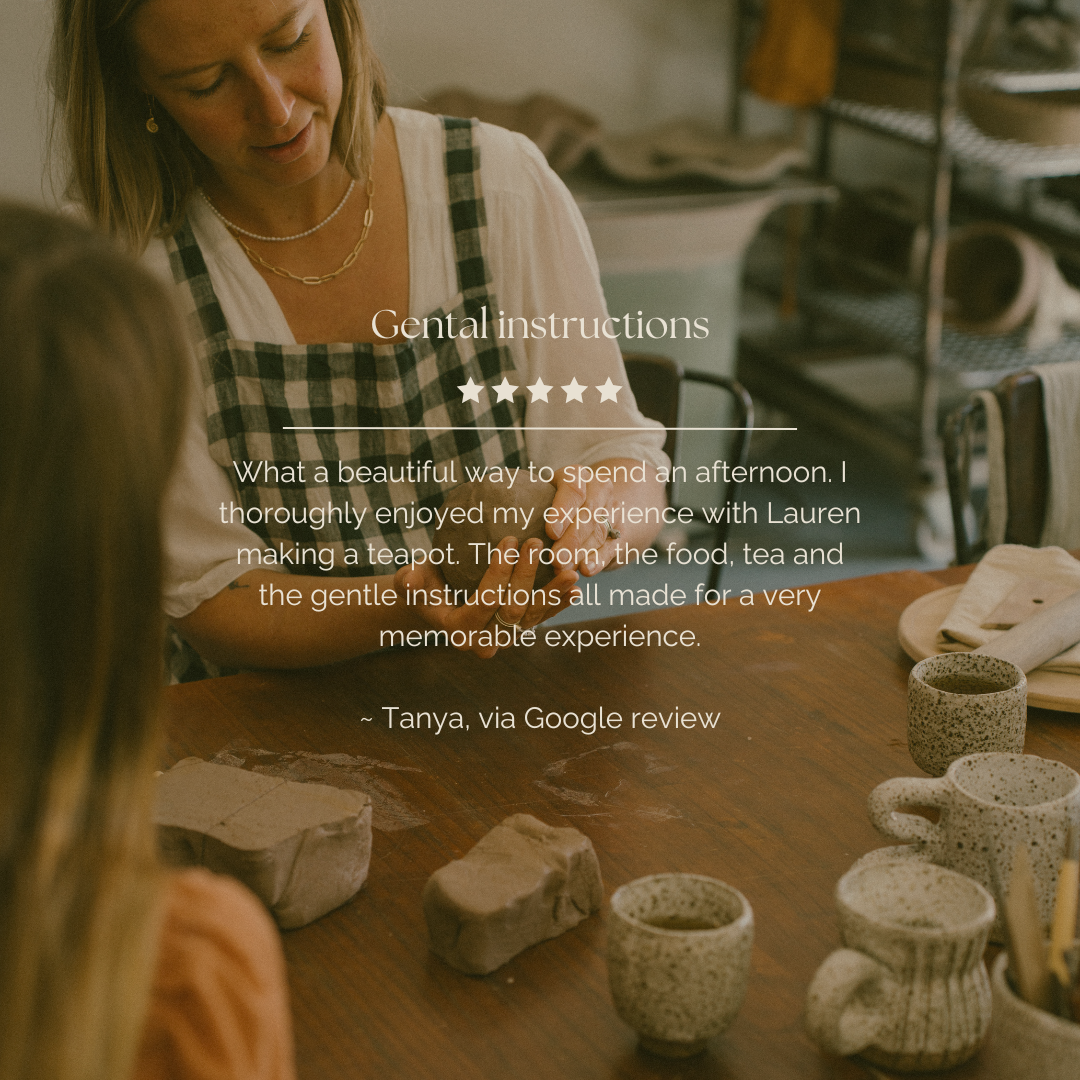 Clay, wine + cheese Pottery Workshops Byron Bay