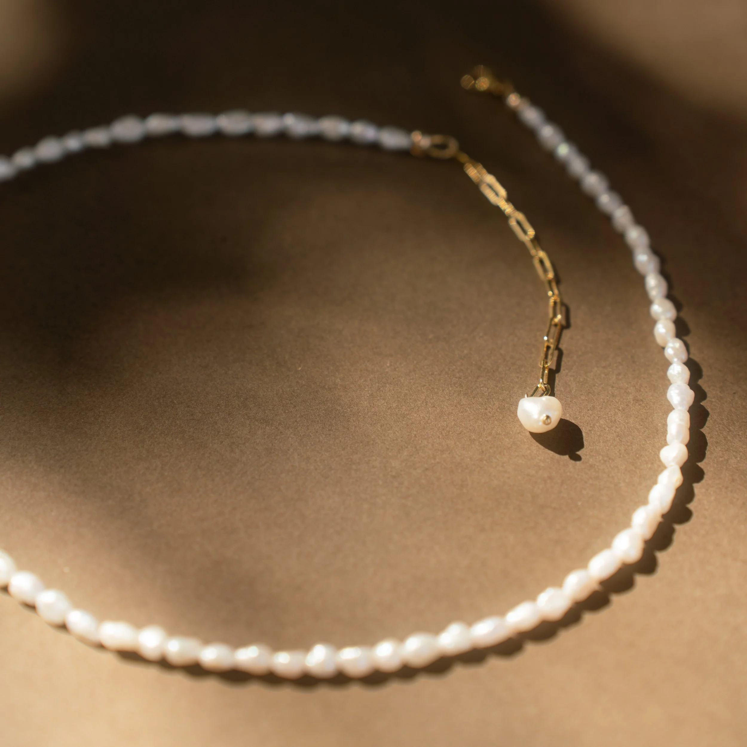 Handmade Ceramics Byron Bay - Mum's Pearl Necklace